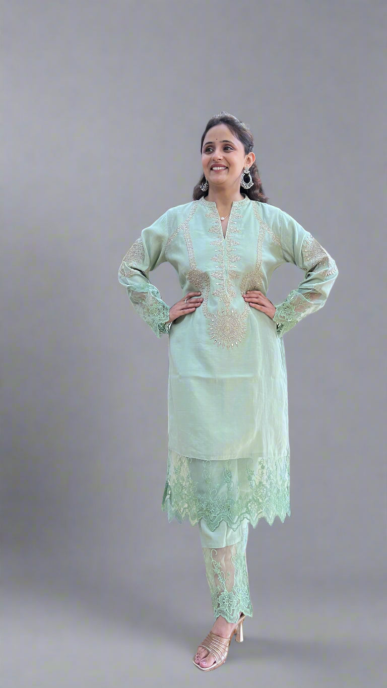 Pakistani linen cord set