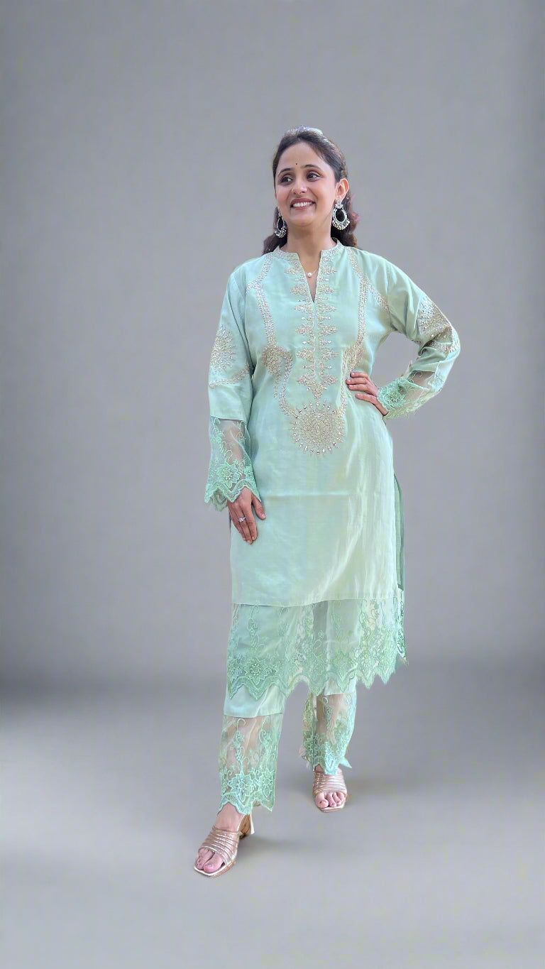 Pakistani linen cord set