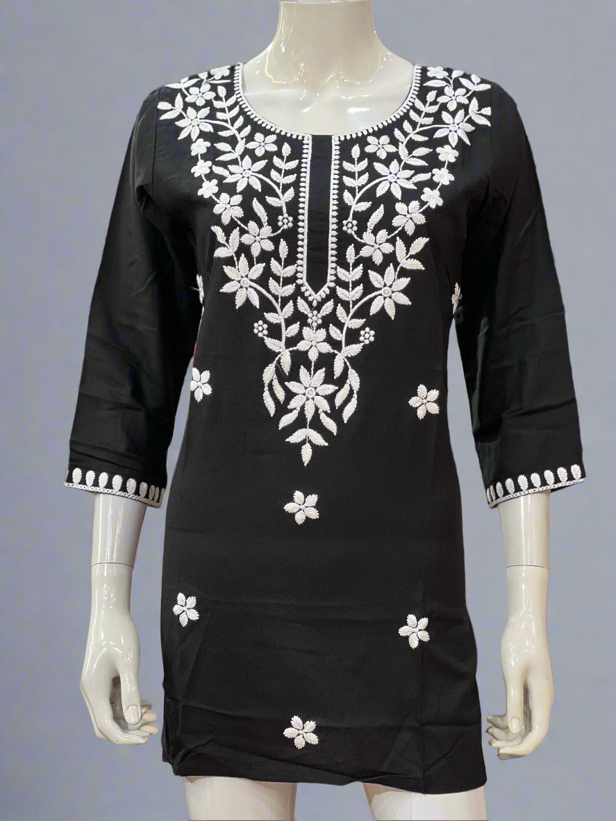 lakhnavi short kurta