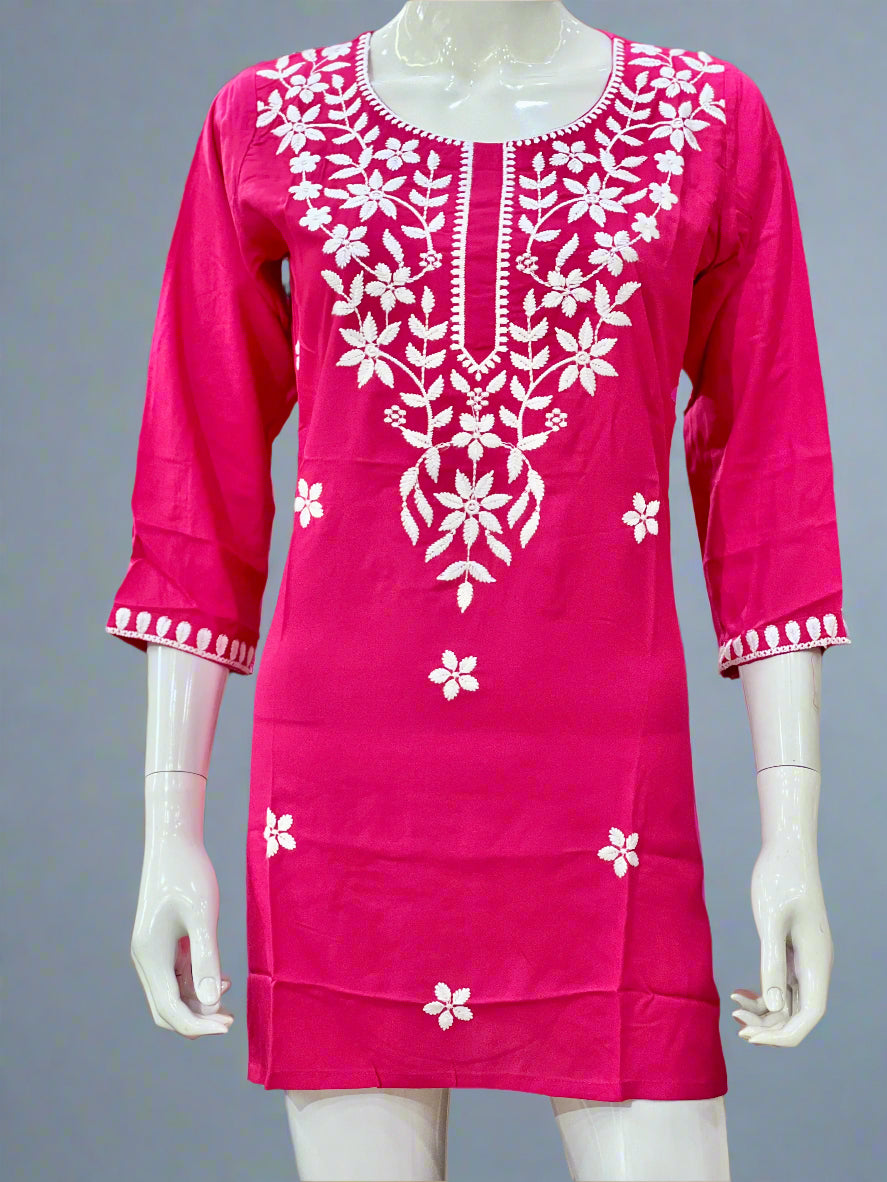 lakhnavi short kurta