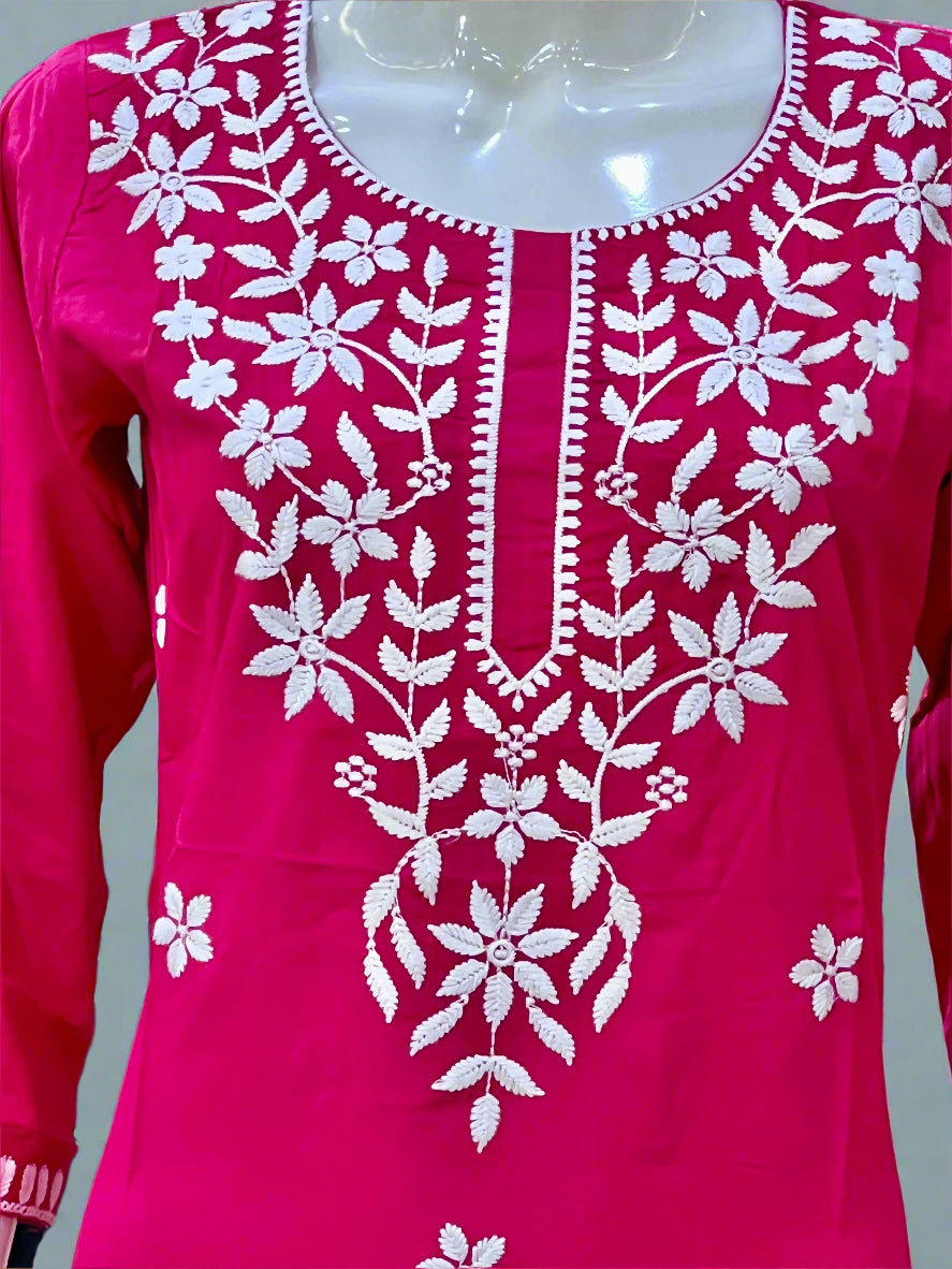 lakhnavi short kurta