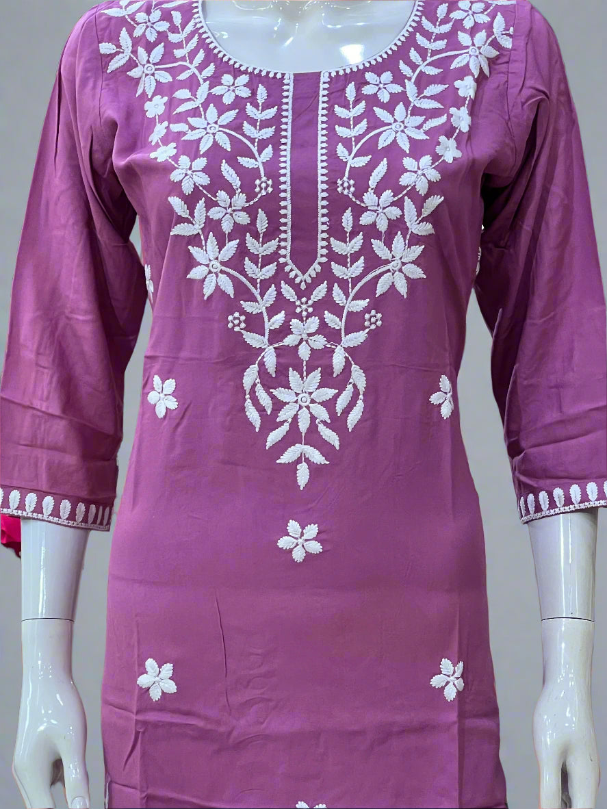 lakhnavi short kurta