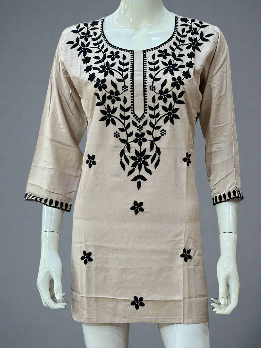 lakhnavi short kurta