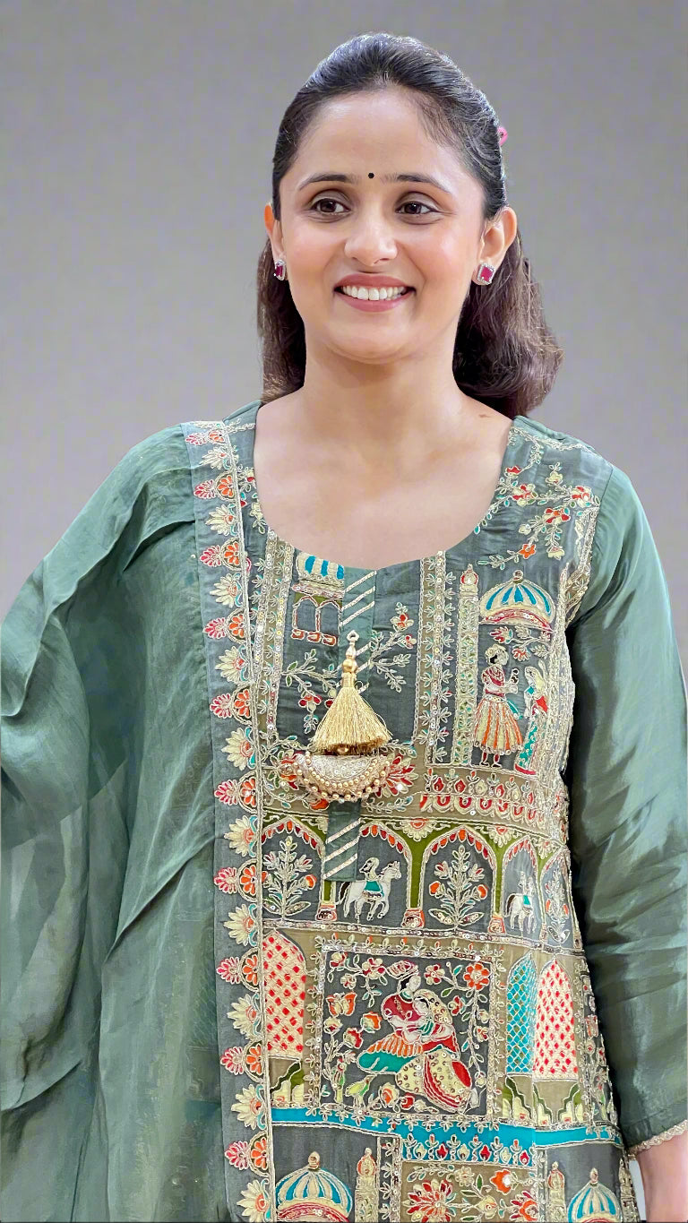 Ananya pure crape suit