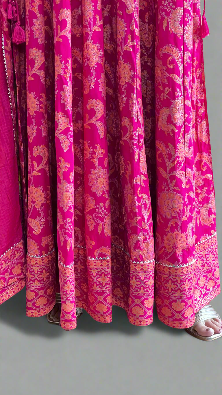 Anu anarkali kurta with dupatta