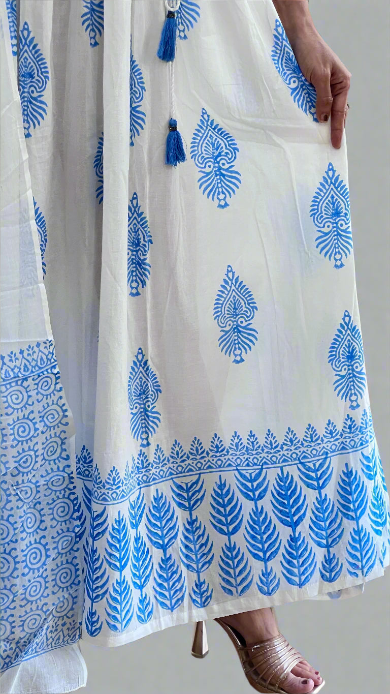 Mul mul kurta with dupatta