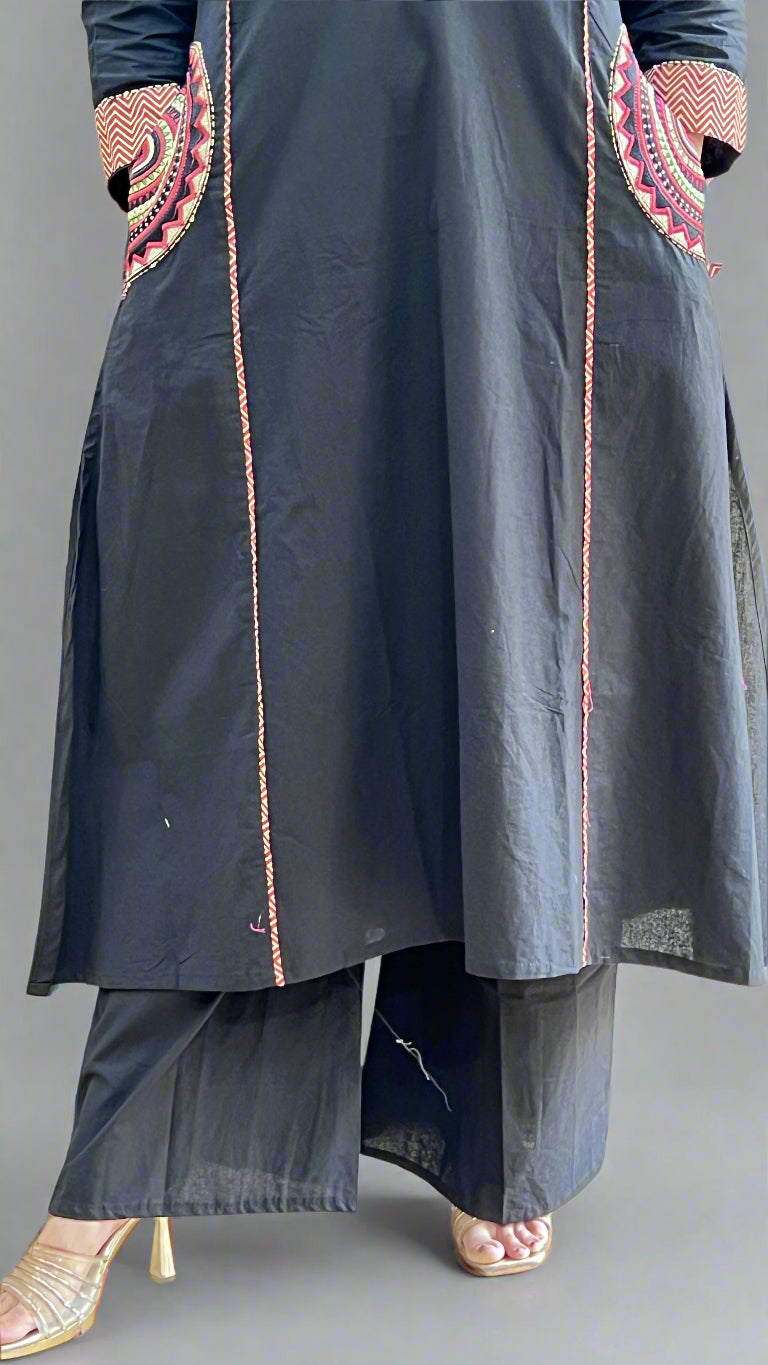 Handloom cotton suit