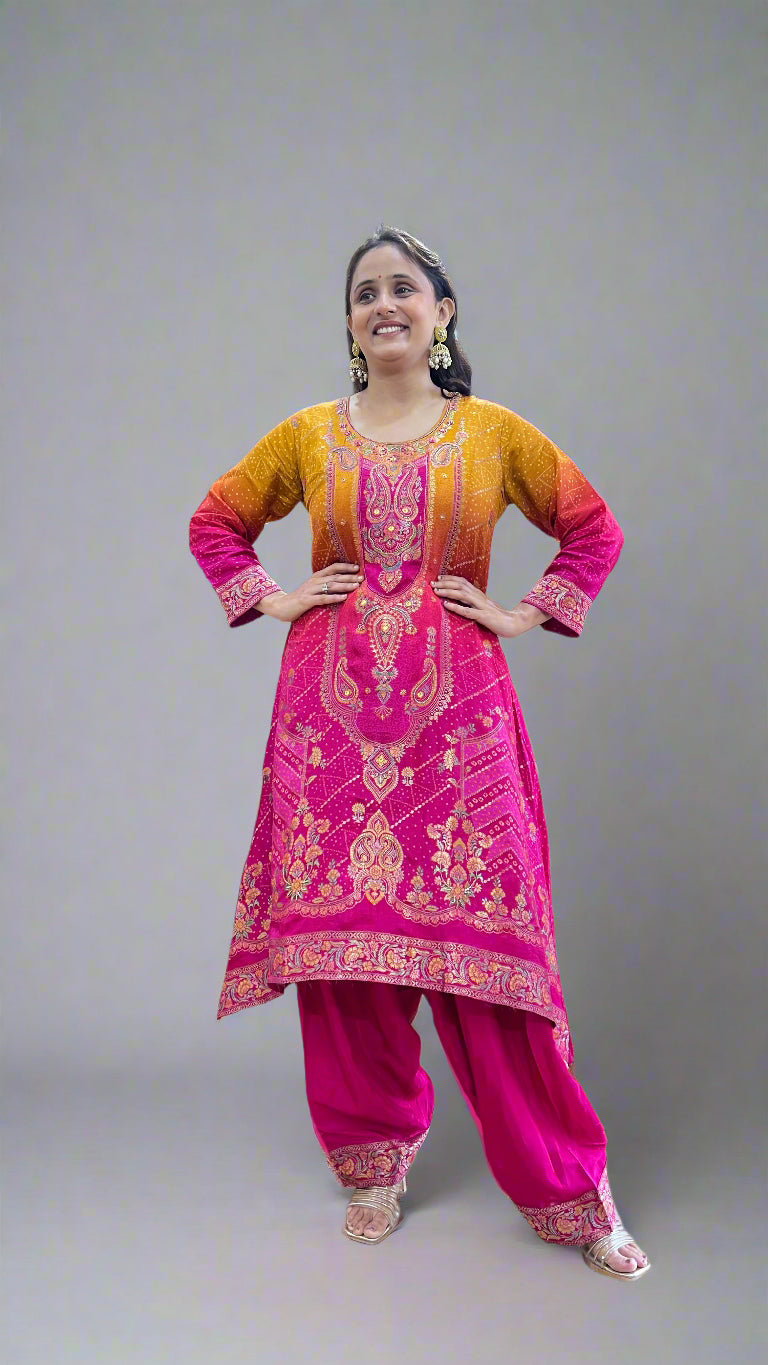 Banarsi cord set (farshi salwar)