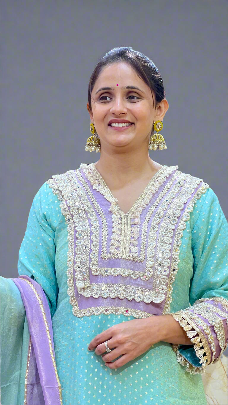 Viscose silk pakistani suit