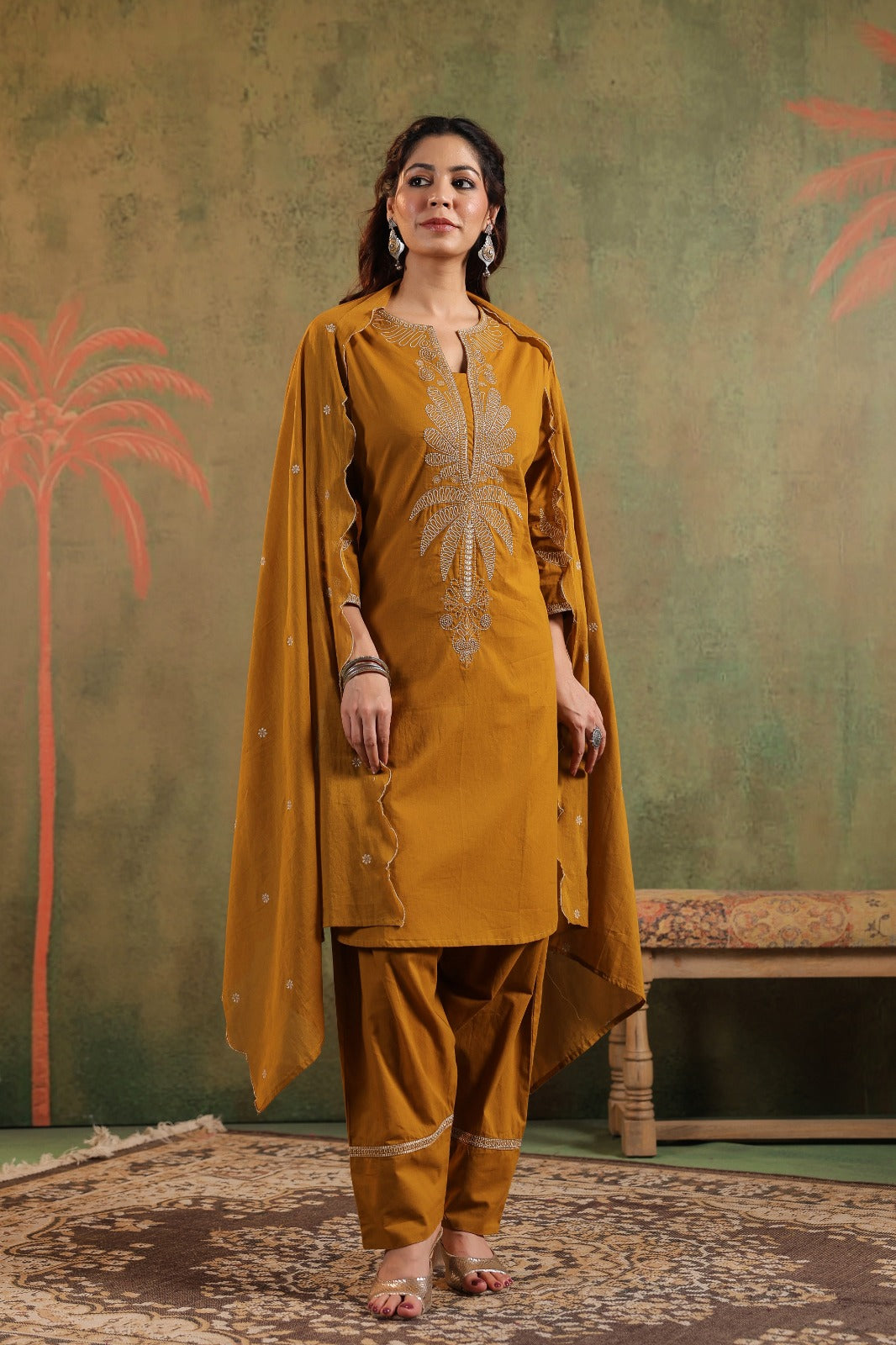 Cotton farshi salwar suit