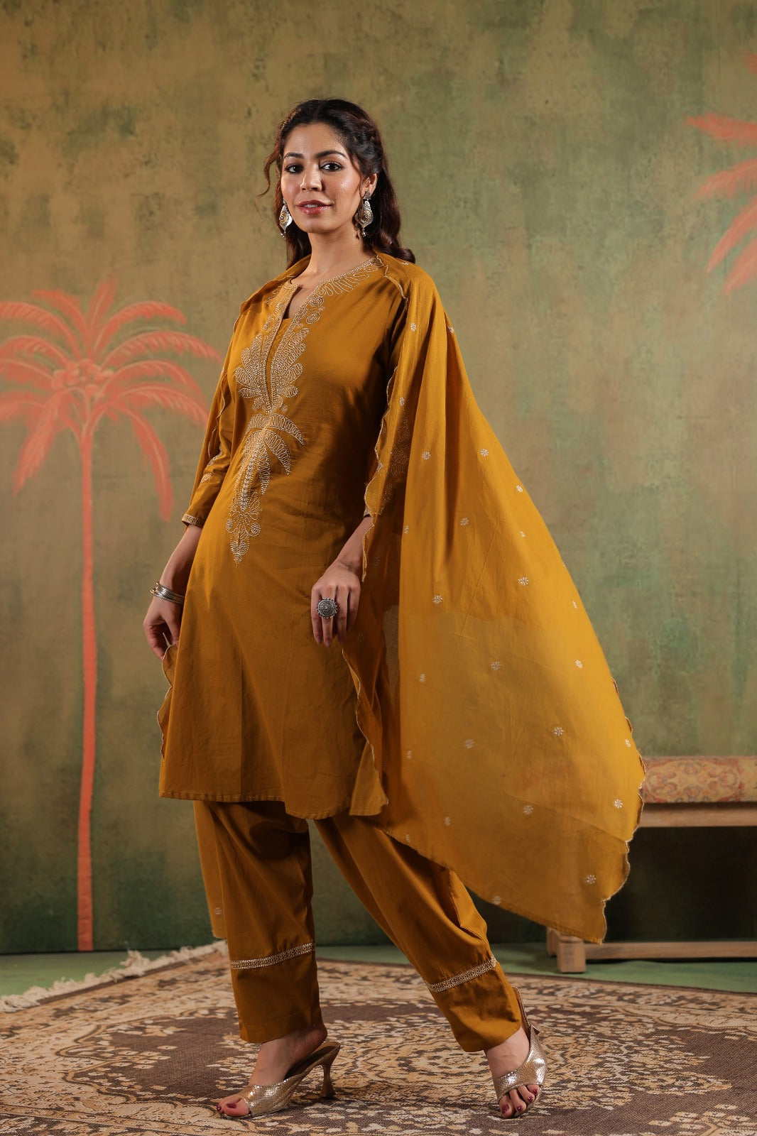 Cotton farshi salwar suit