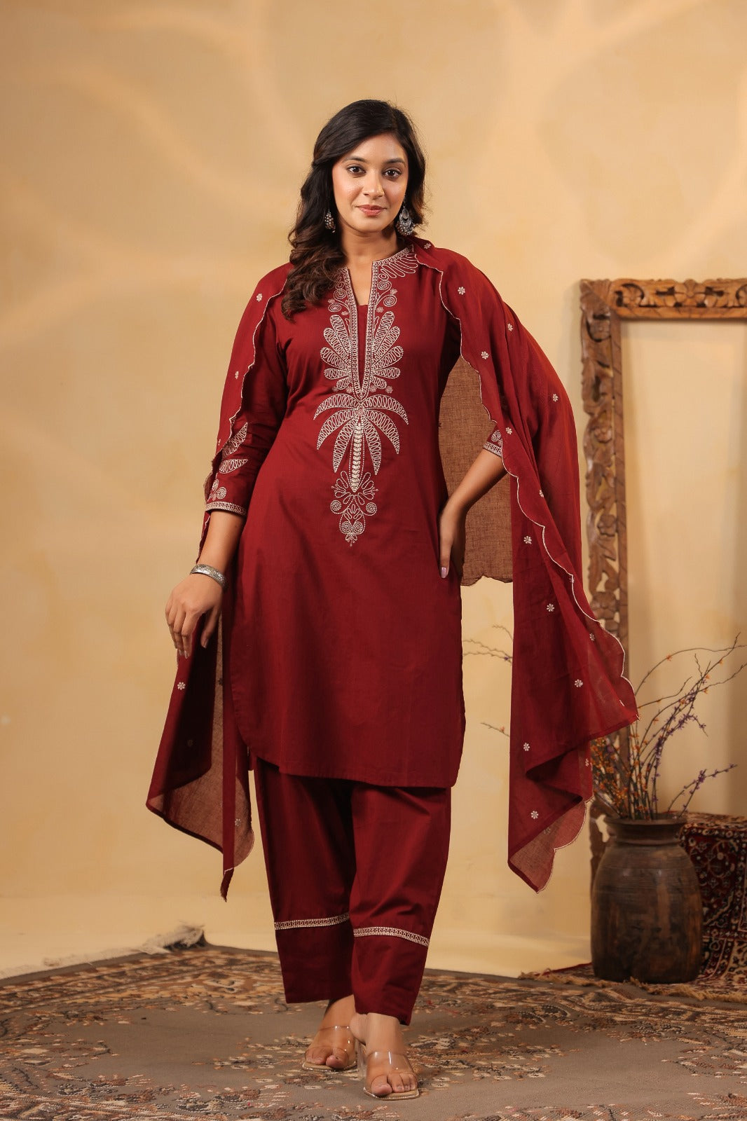 Cotton farshi salwar suit