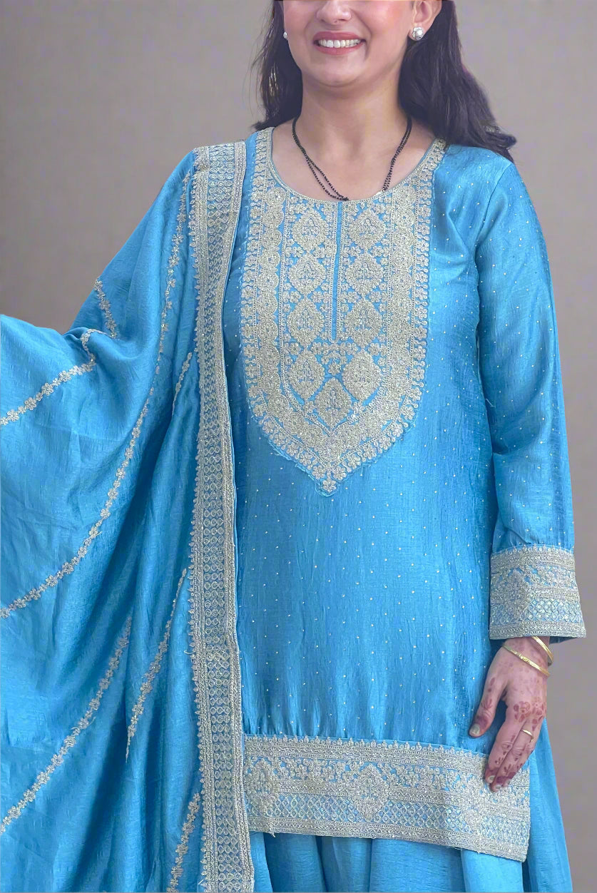 Patyala salwar suit (silk fabric)