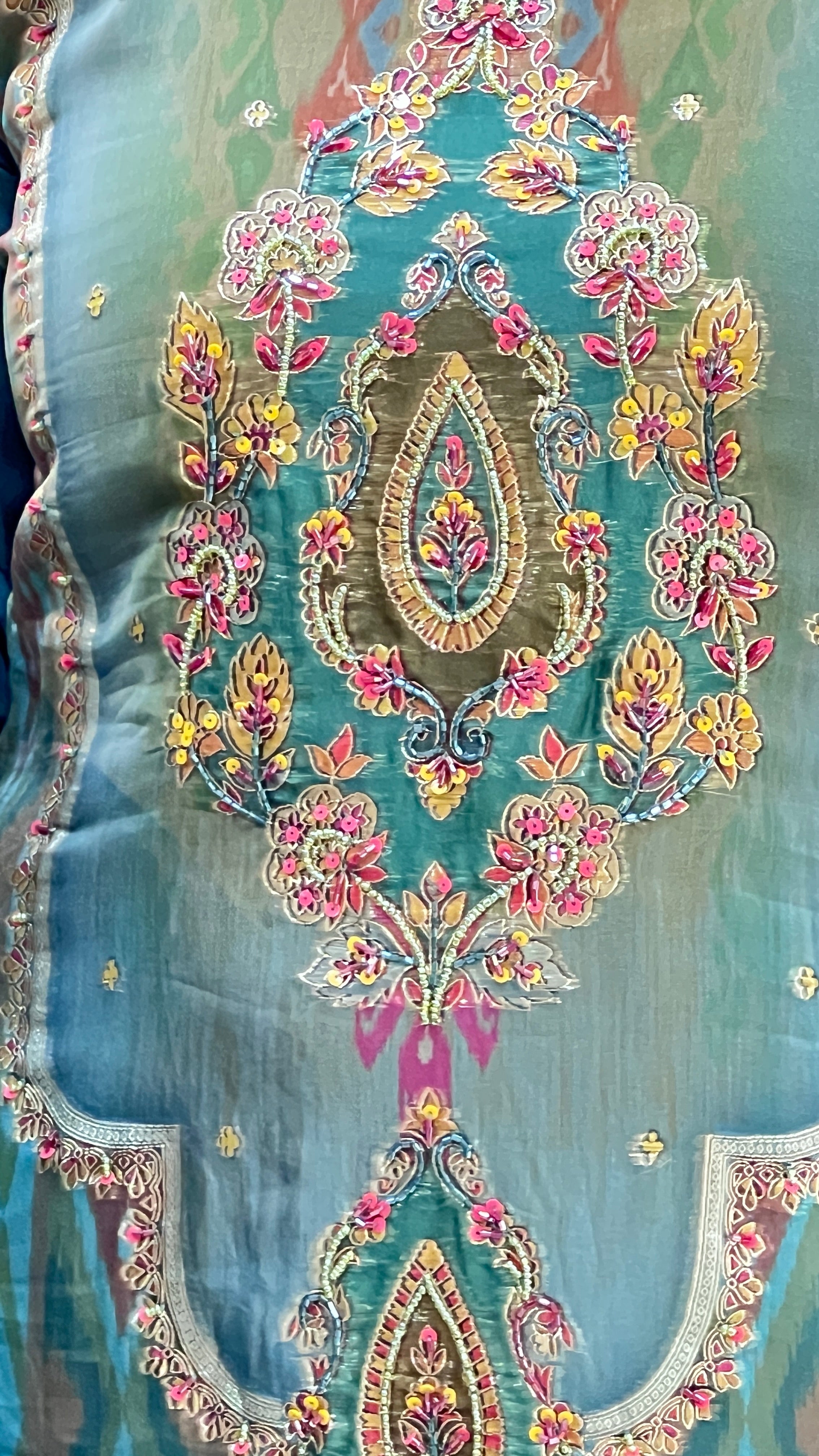 Designer banarsee suit (pure organza)