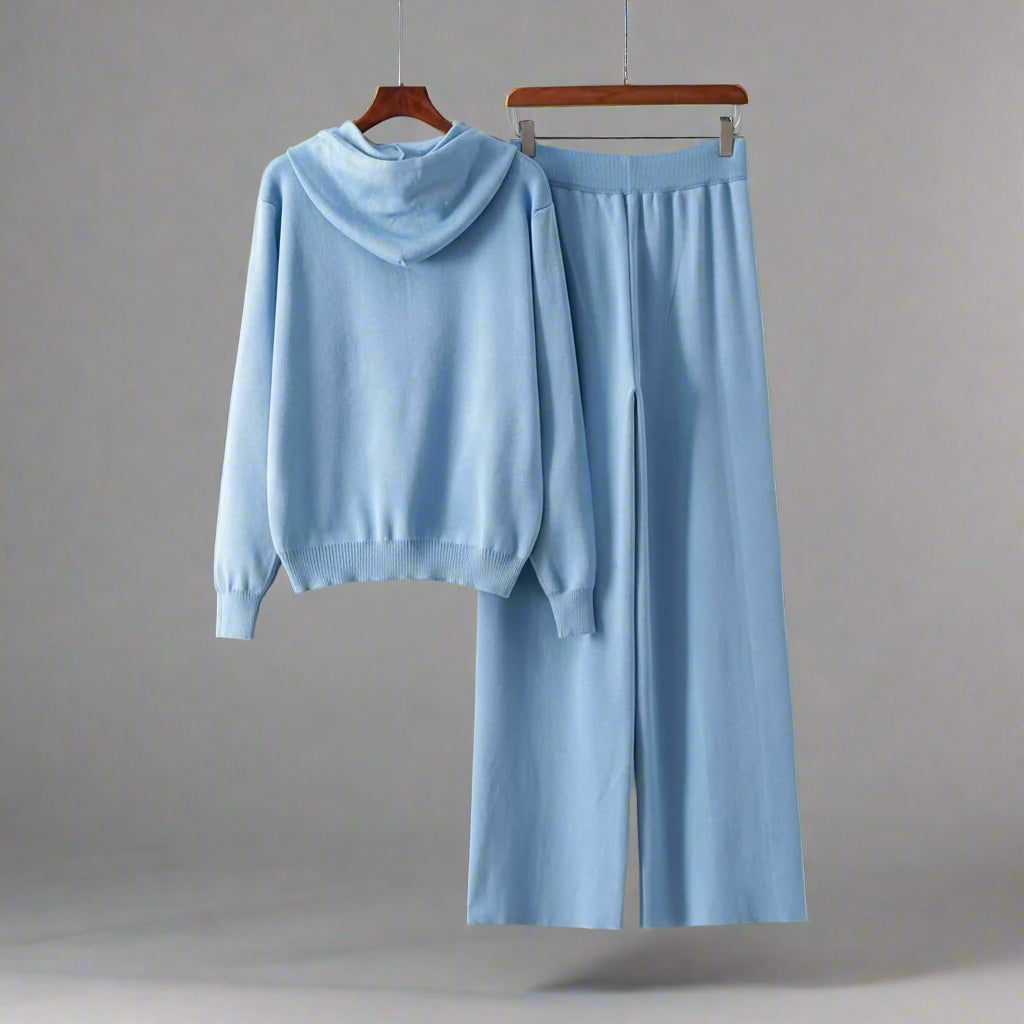 Designer hoodie cord set ( woolen )