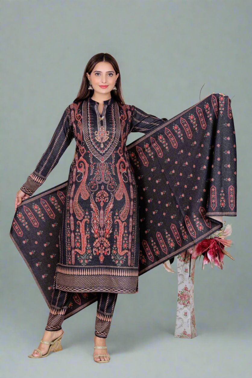 abyna karachi wool suit