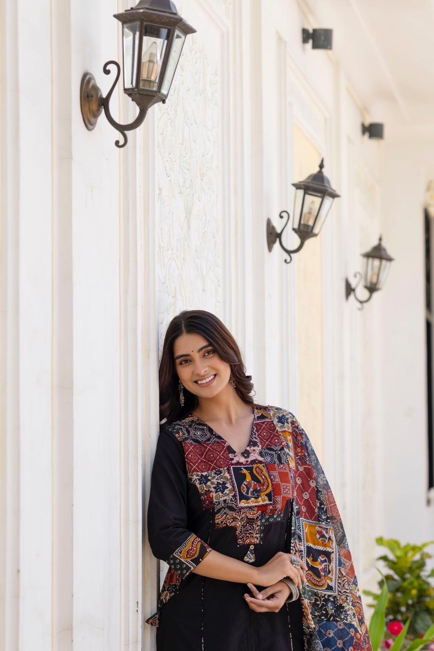 Designer cotton suit ( gj 9367 )