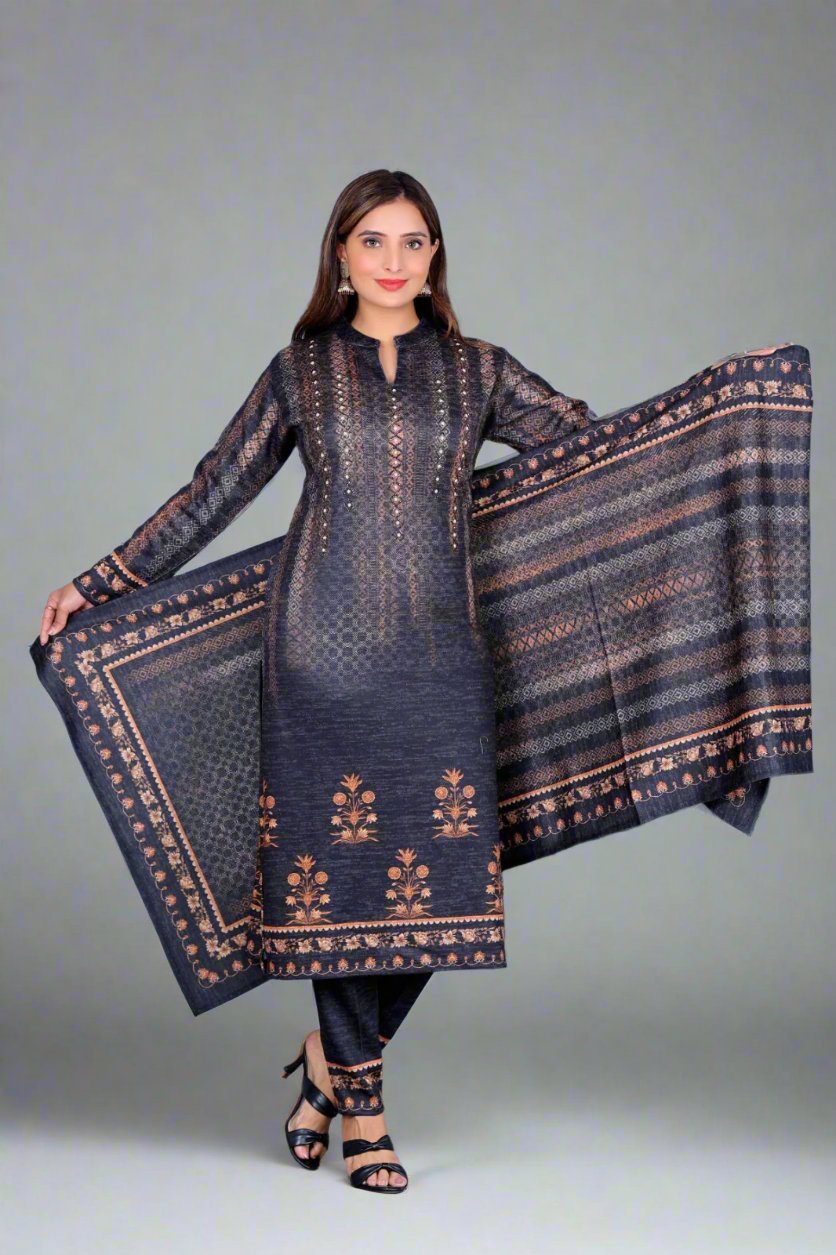 abyna karachi wool suit