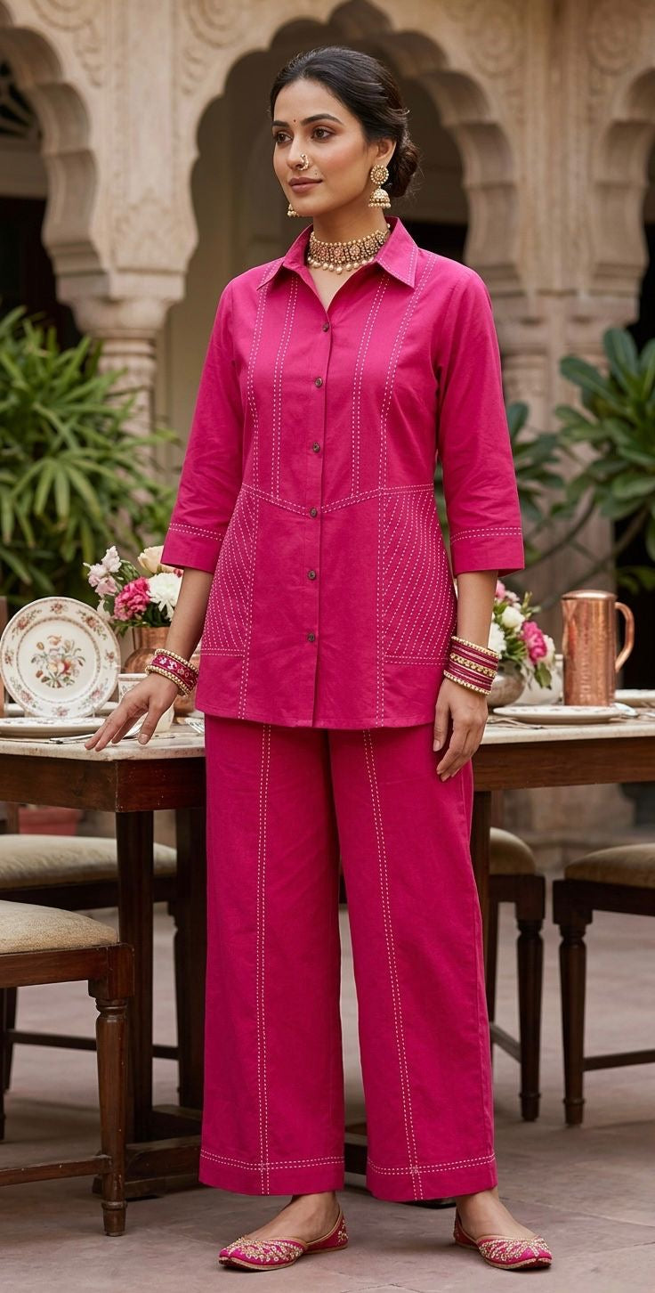 Soft linen cord set ( tls 14367 )