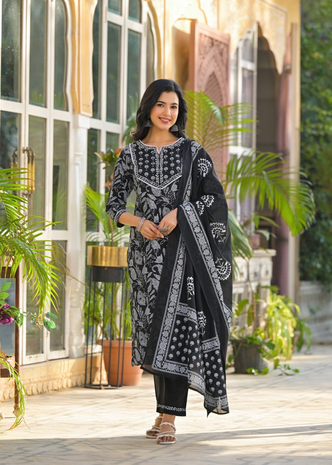 Araye pure cotton suit