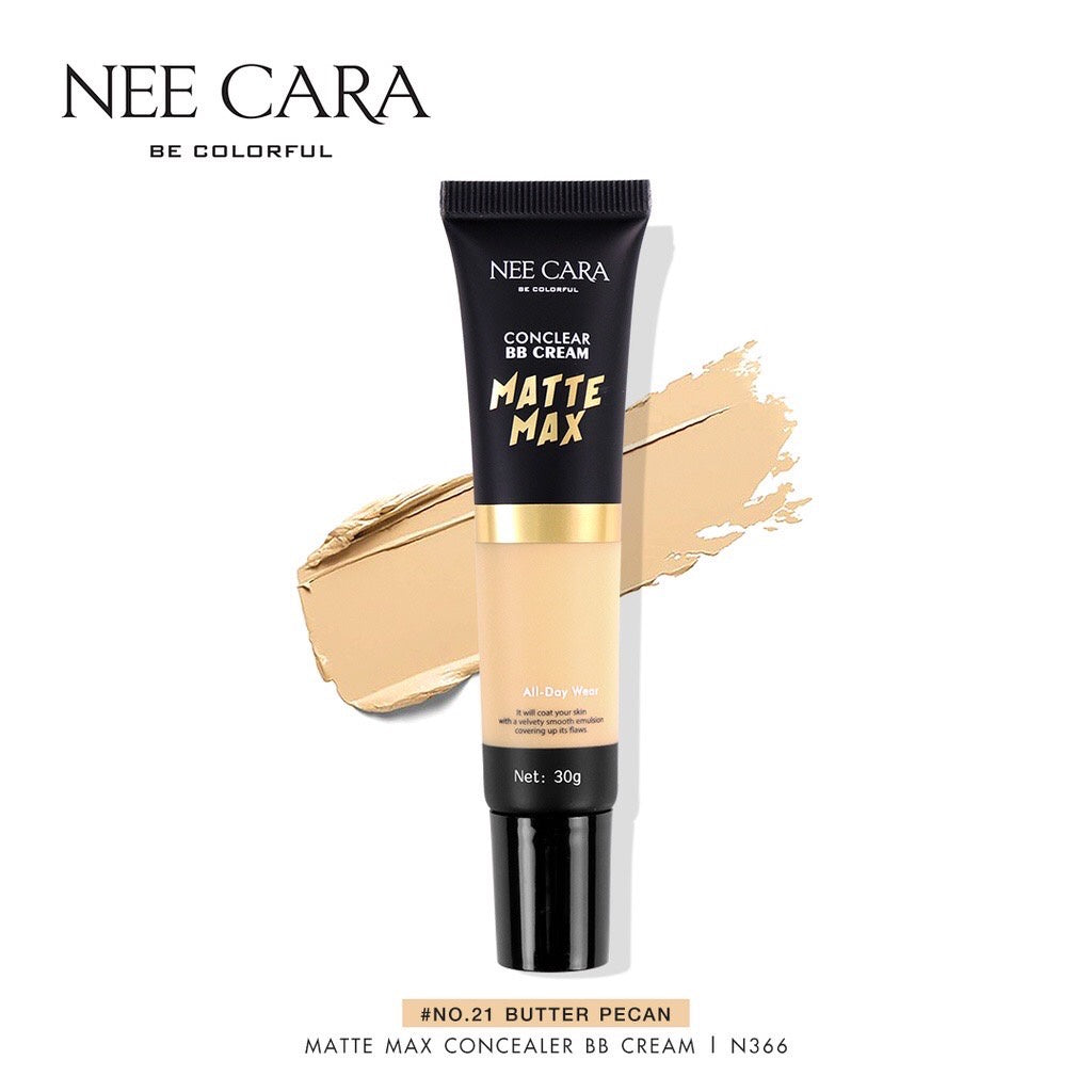 Nee Cara Matte Max Concealer BB Cream #N366 : neecara neecara concealer BB cream matte