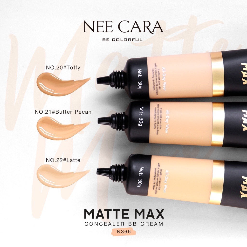 Nee Cara Matte Max Concealer BB Cream #N366 : neecara neecara concealer BB cream matte