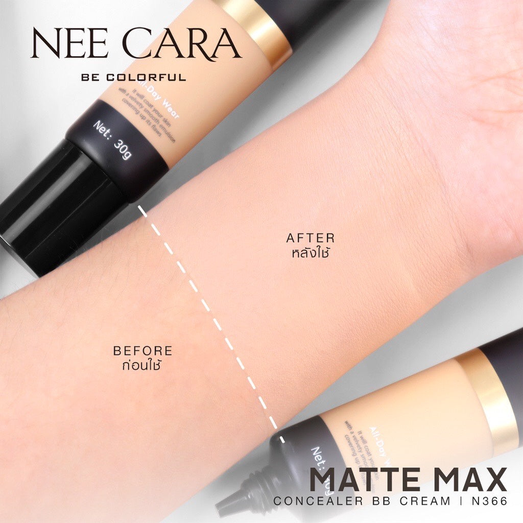 Nee Cara Matte Max Concealer BB Cream #N366 : neecara neecara concealer BB cream matte