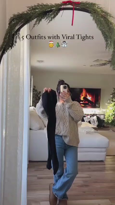 Winter fleece stockings