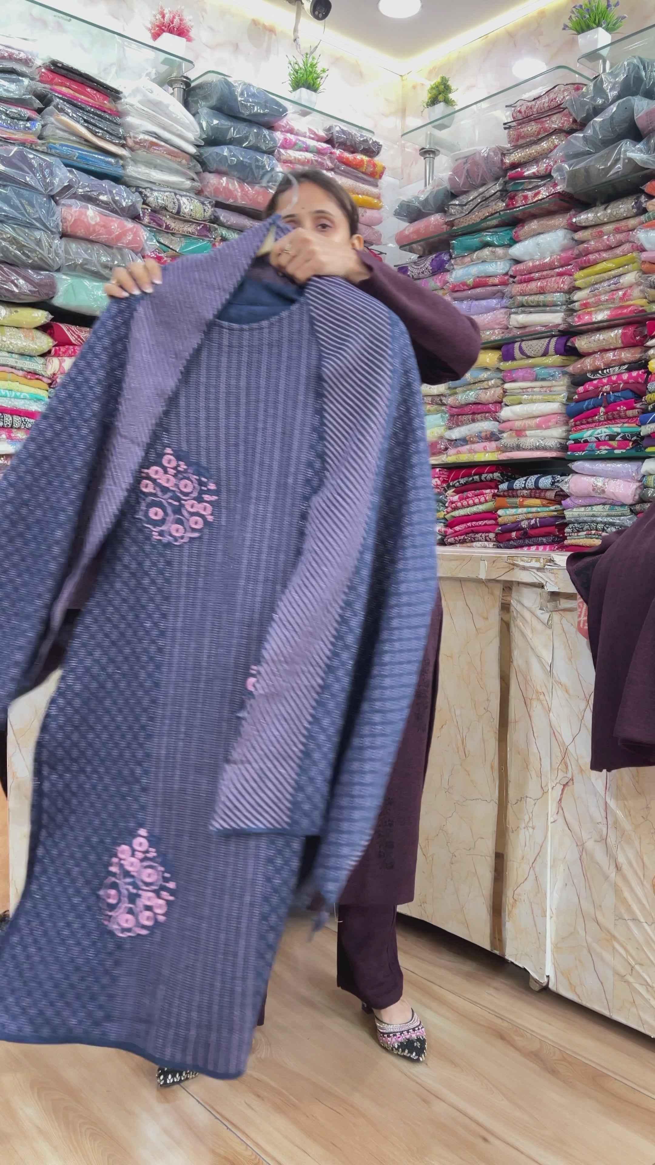 Woolen knitted suit (5501)