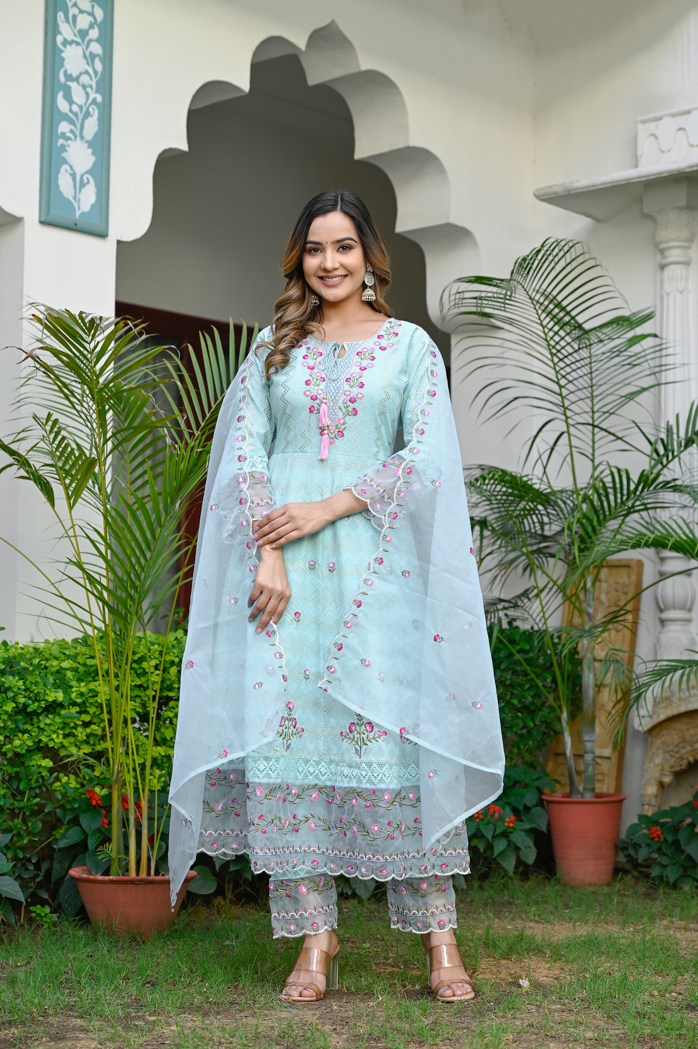 Diksha Embroidered Anarkali Suit