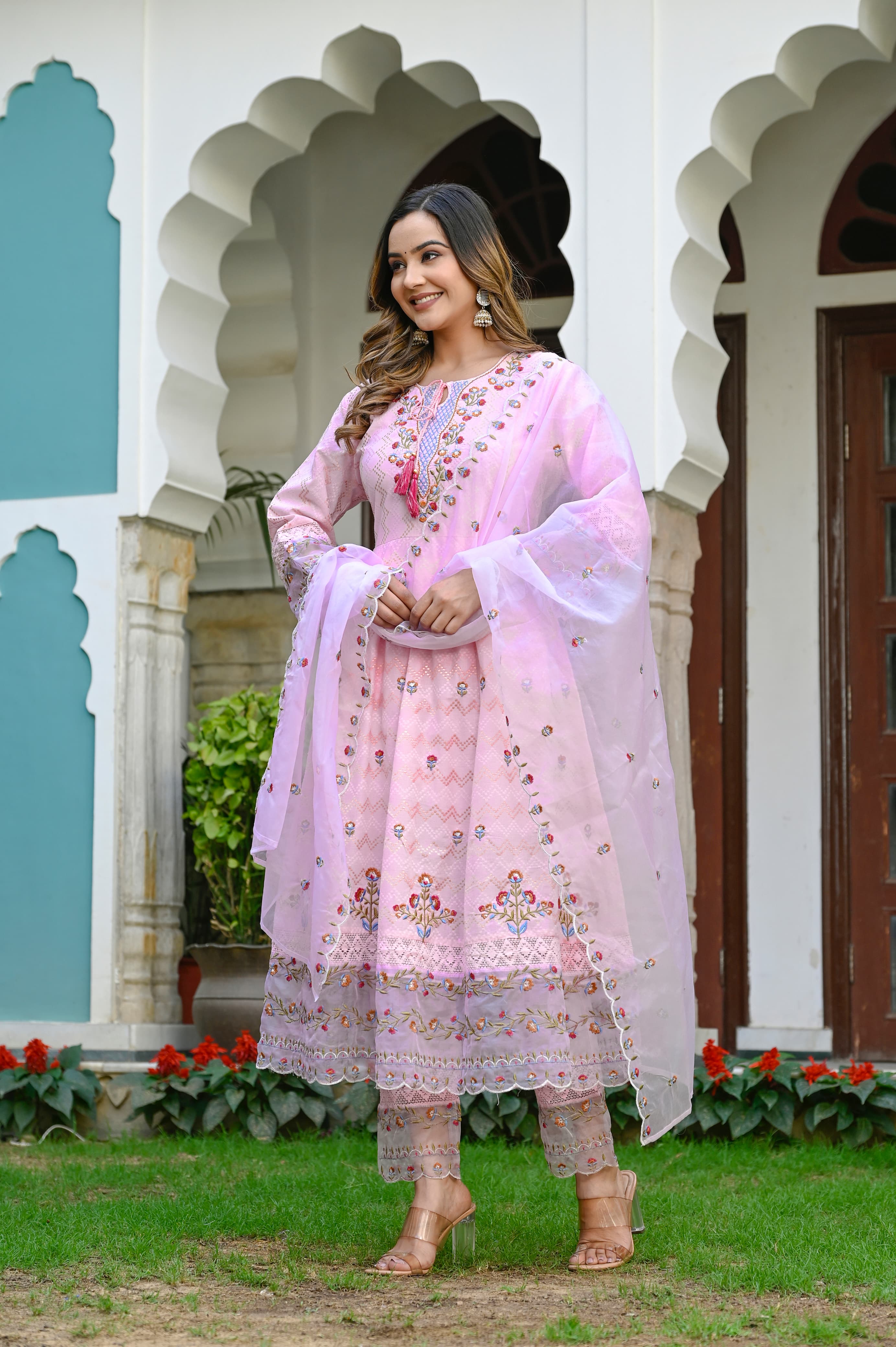 Diksha Embroidered Anarkali Suit