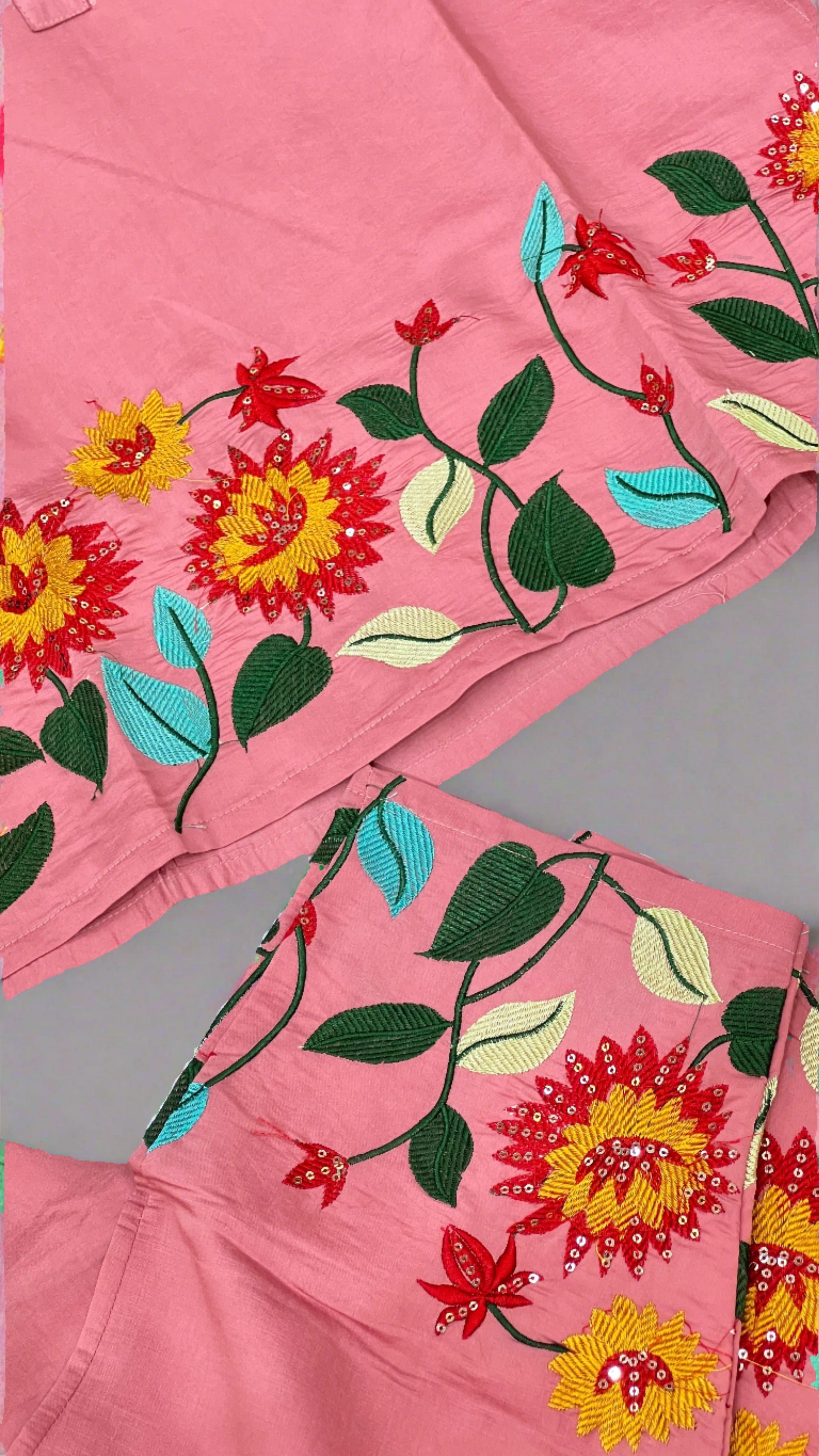 Designer Embroidered Cord Set