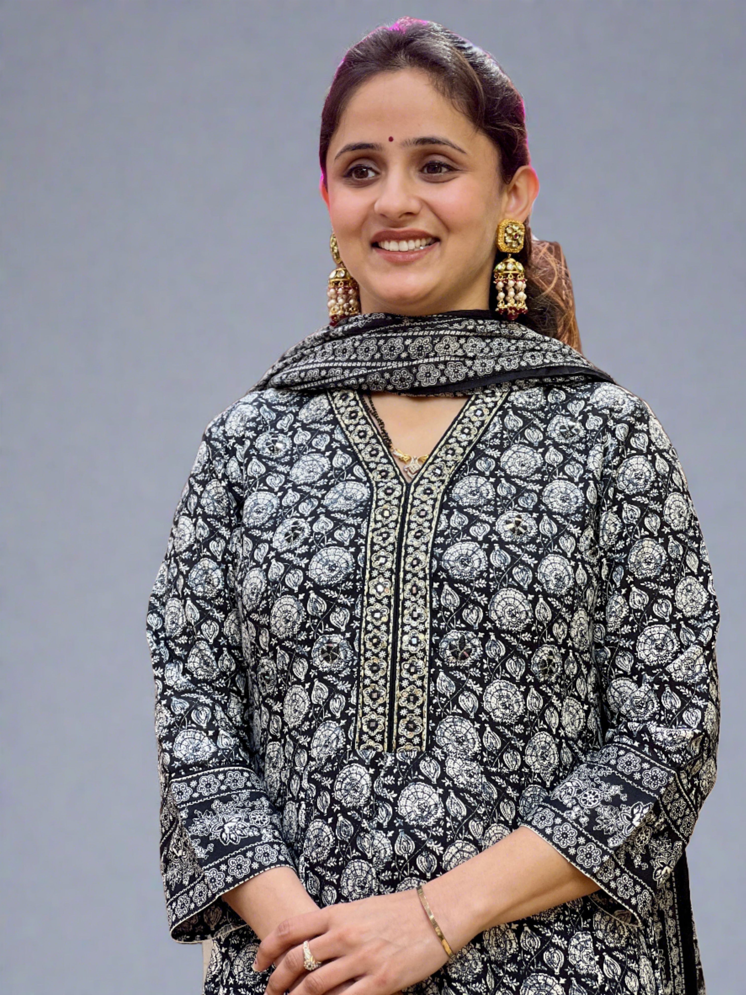 Mari Flared Kurta with Dupatta set