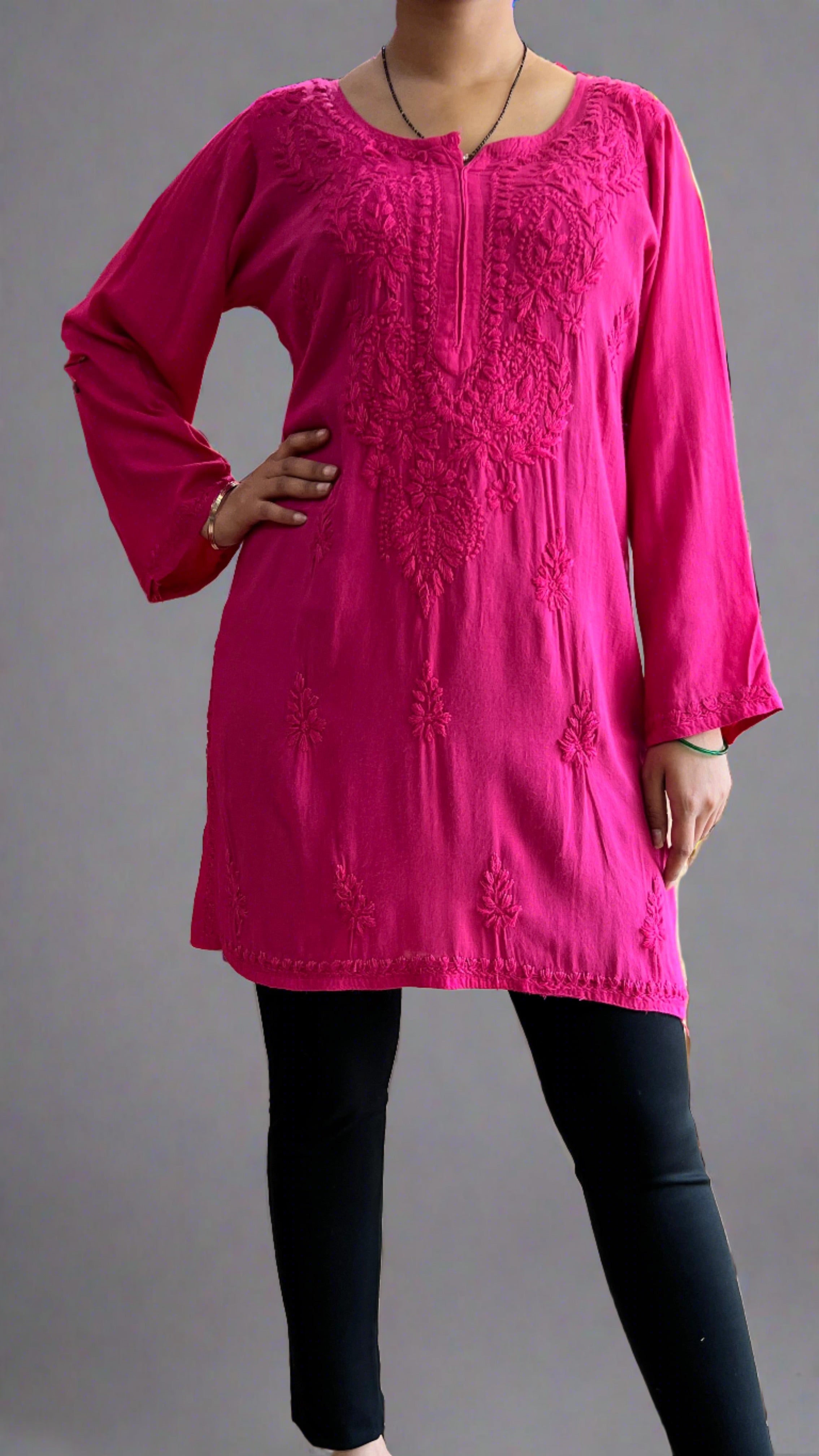 Lakhnavi Short Length Kurti
