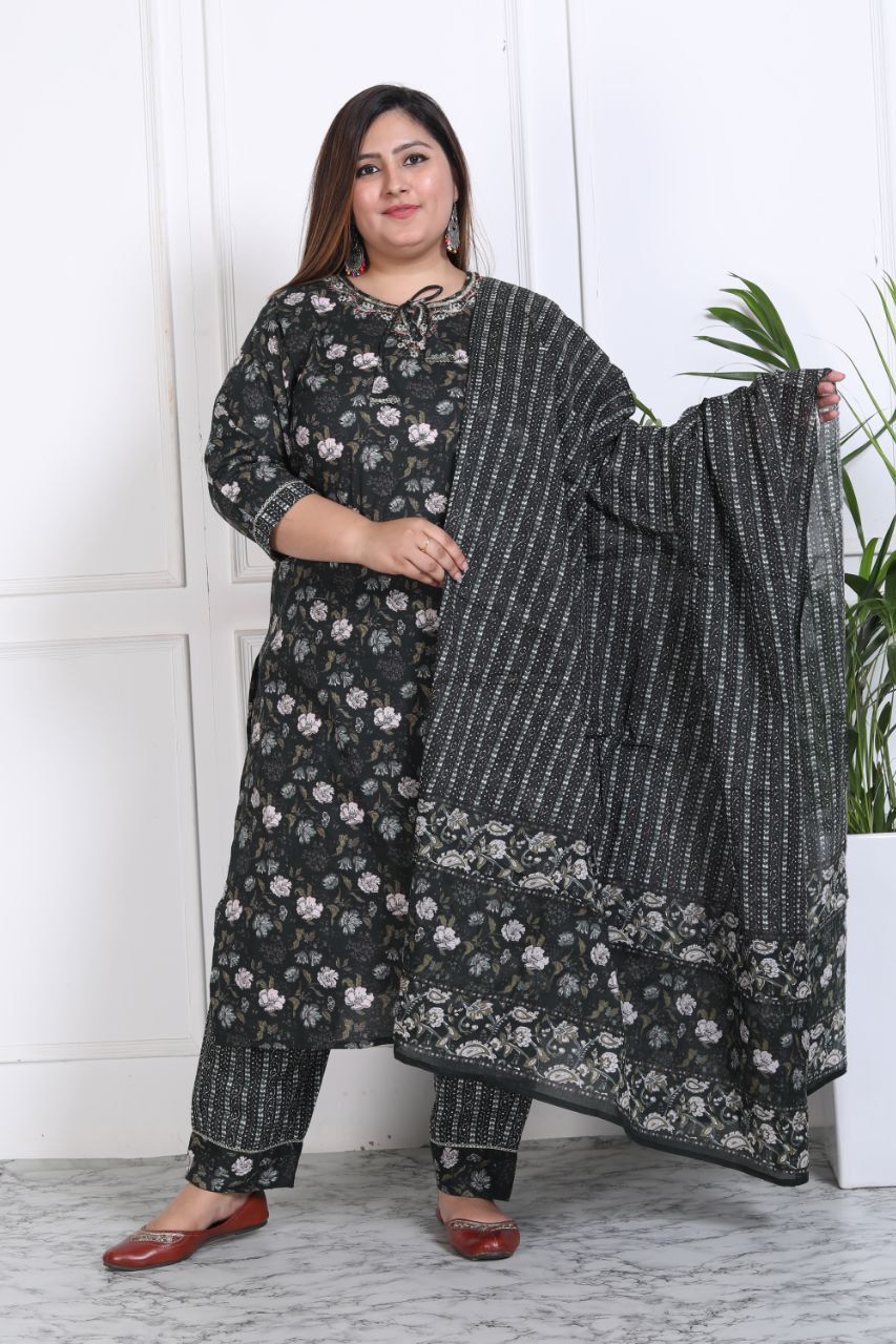Inaya  Printed Cotton Suit