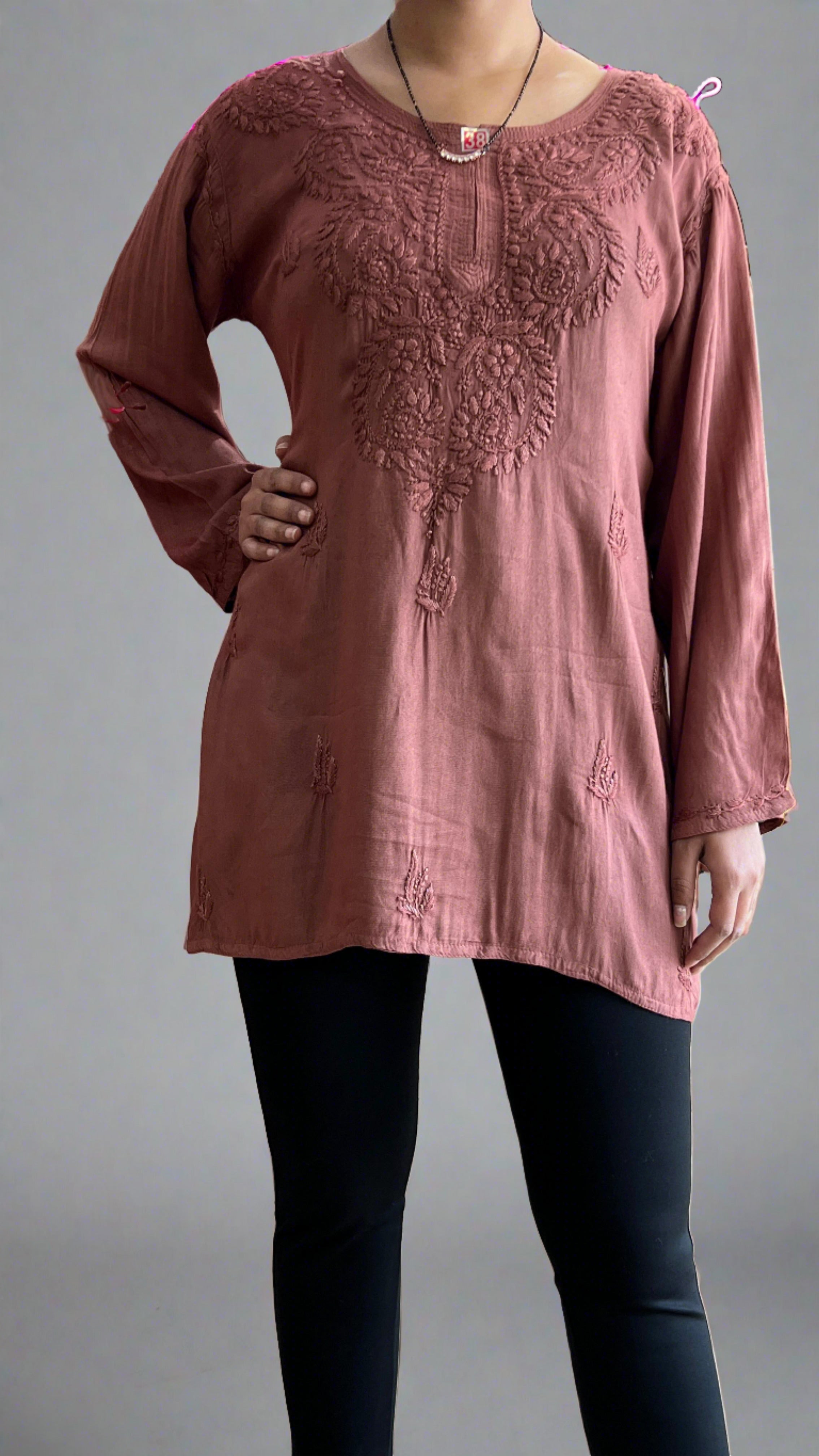 Lakhnavi Short Length Kurti