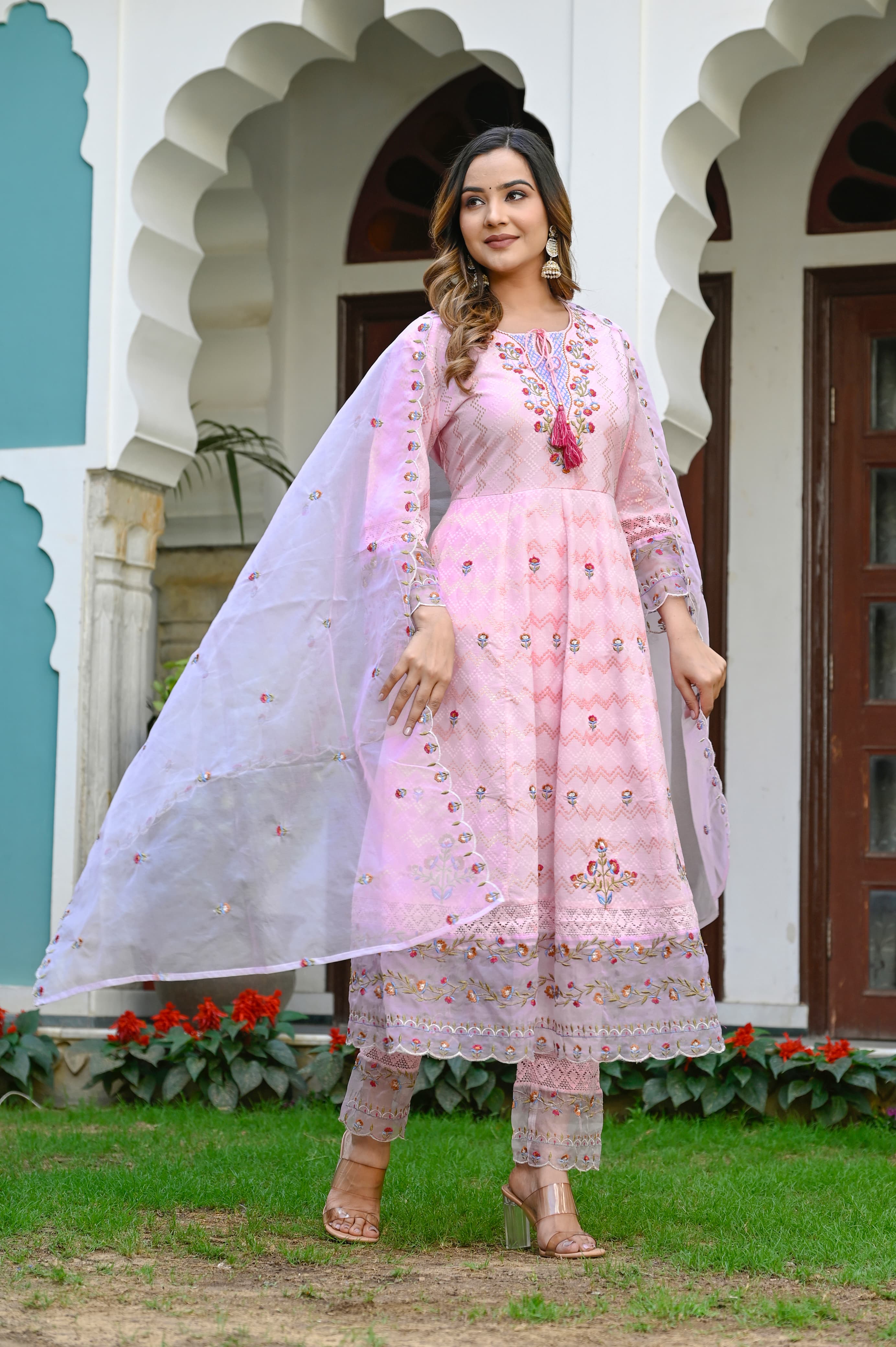 Diksha Embroidered Anarkali Suit