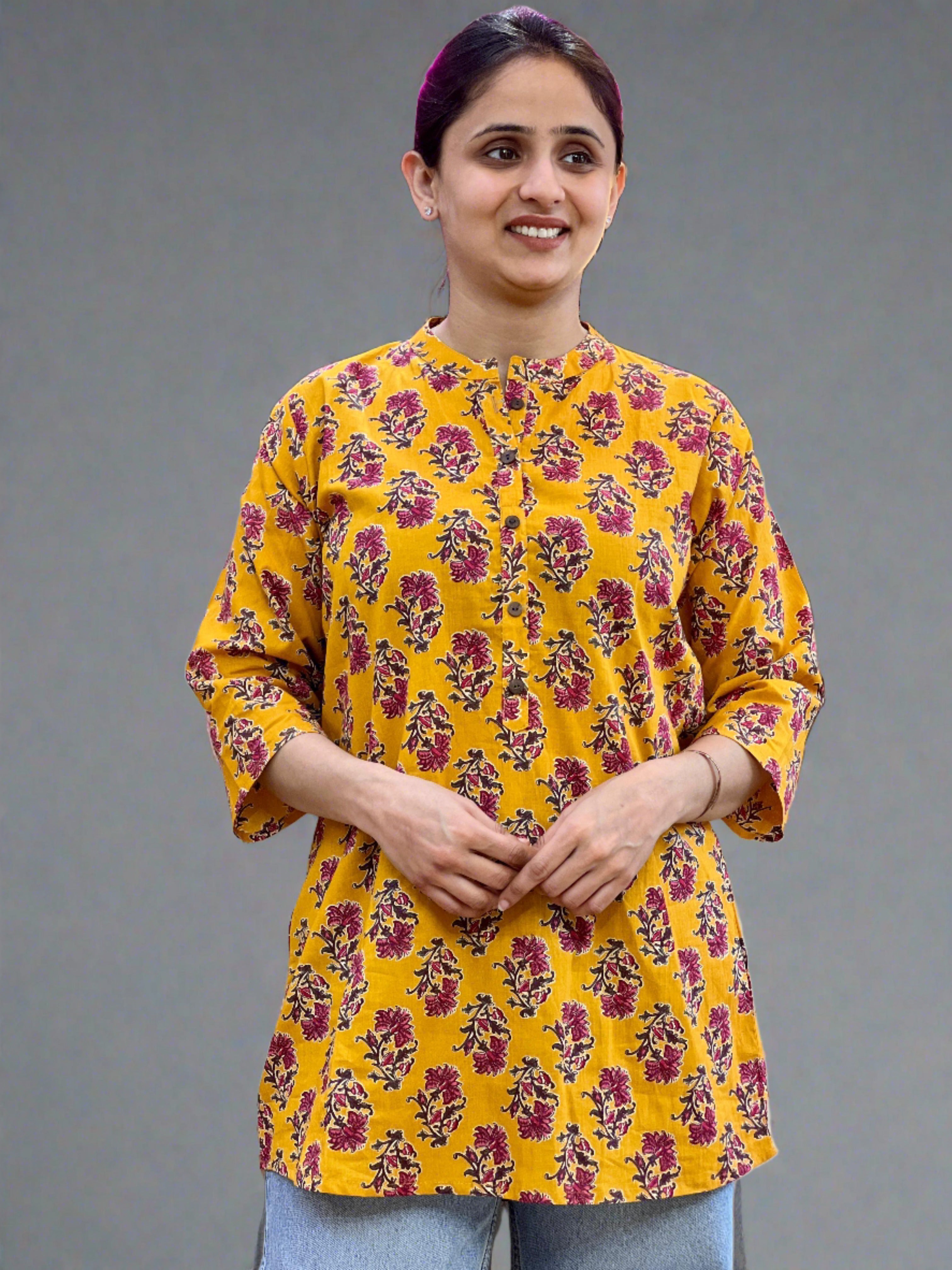 Printed Short Length Kurti