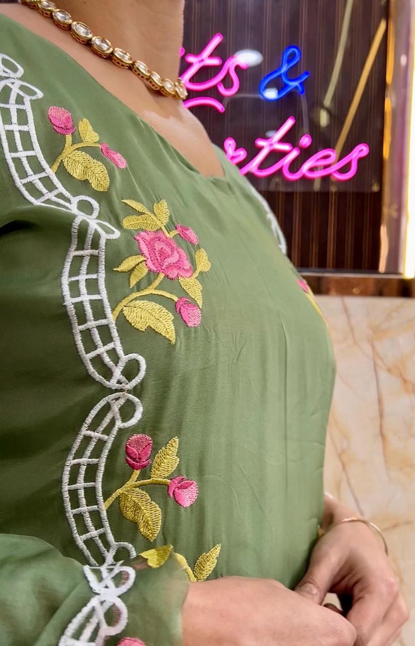 Organza Pakistani Suit