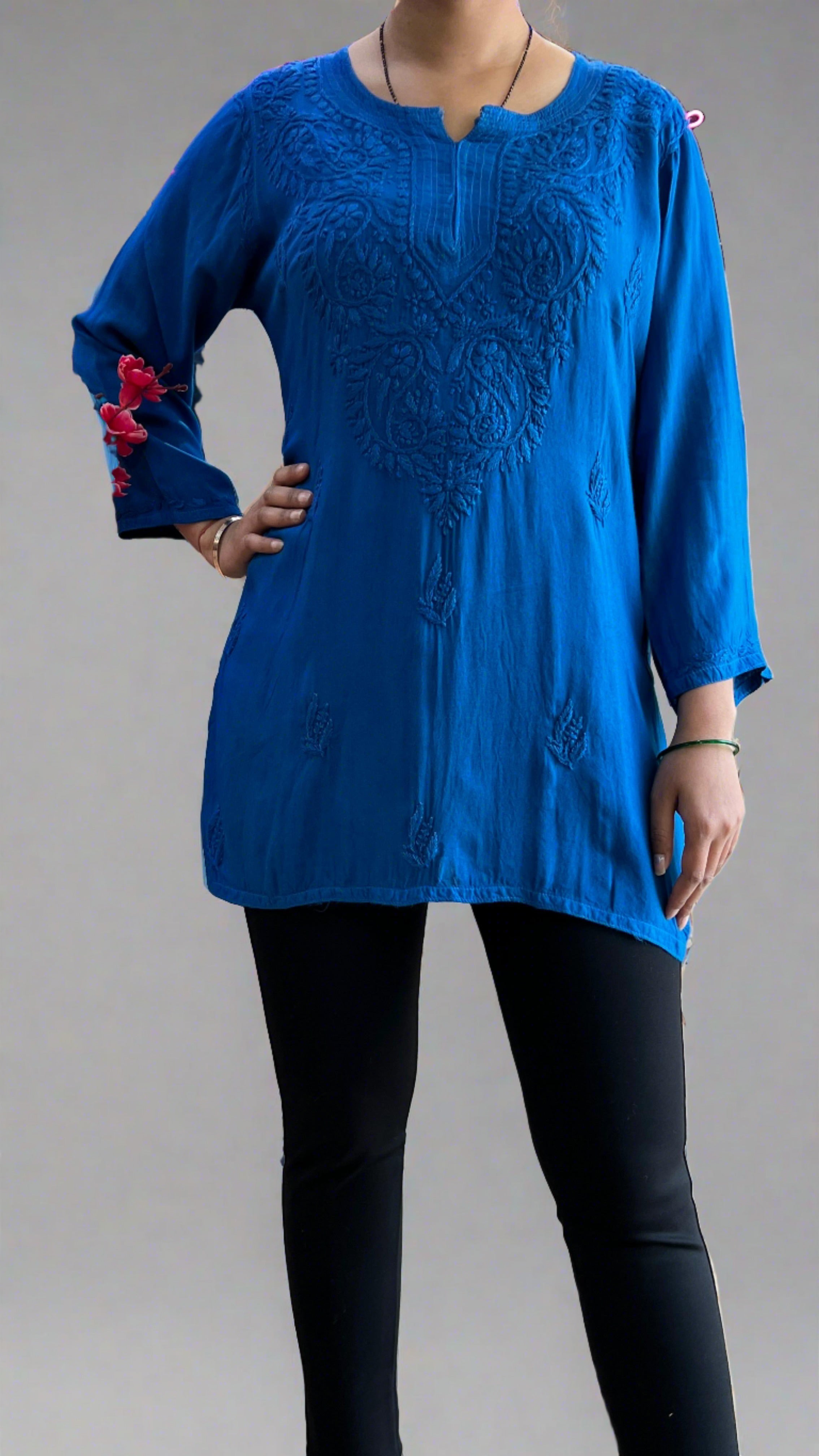 Lakhnavi Short Length Kurti