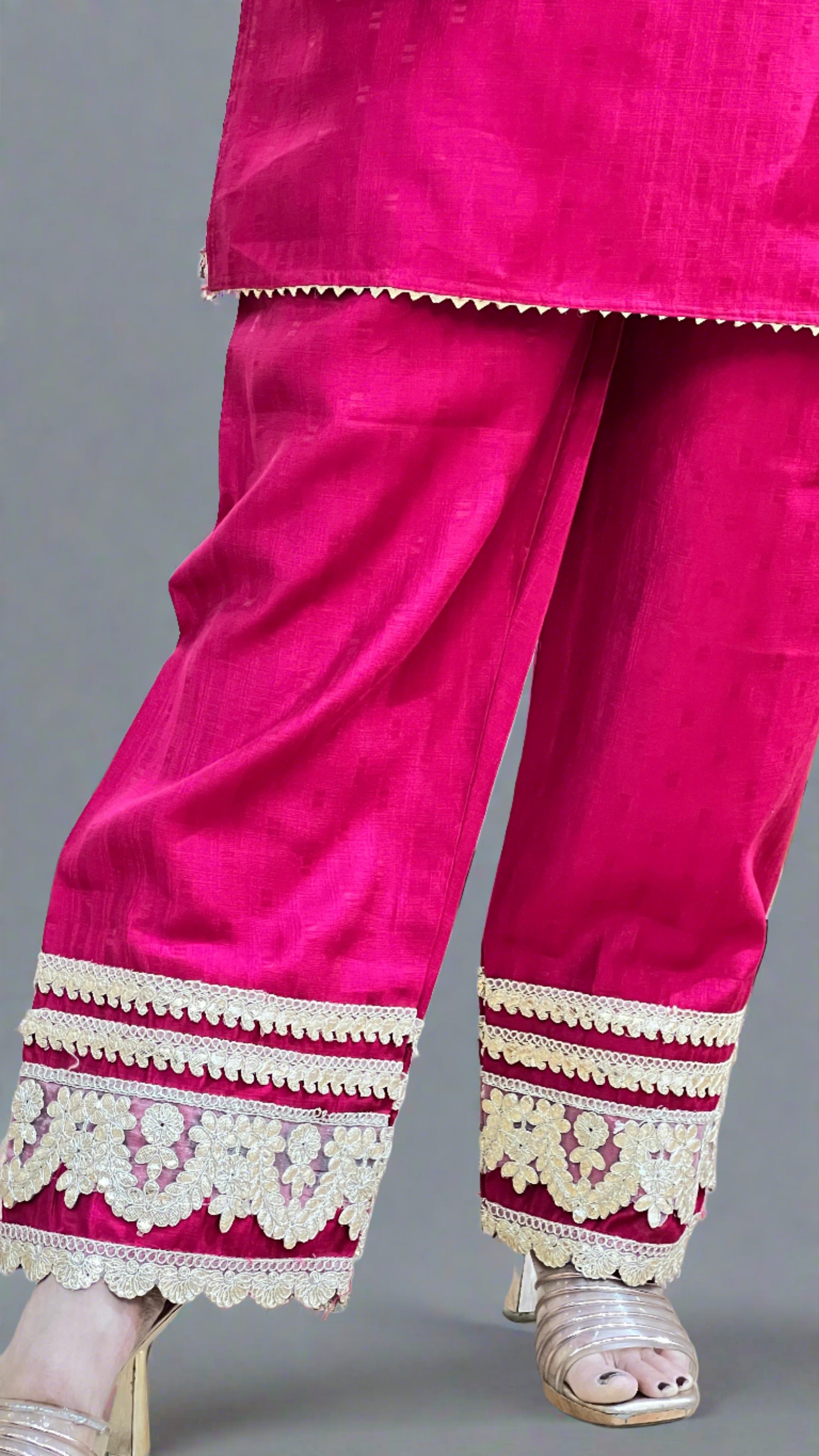 Party Wear Gota Work Cord set