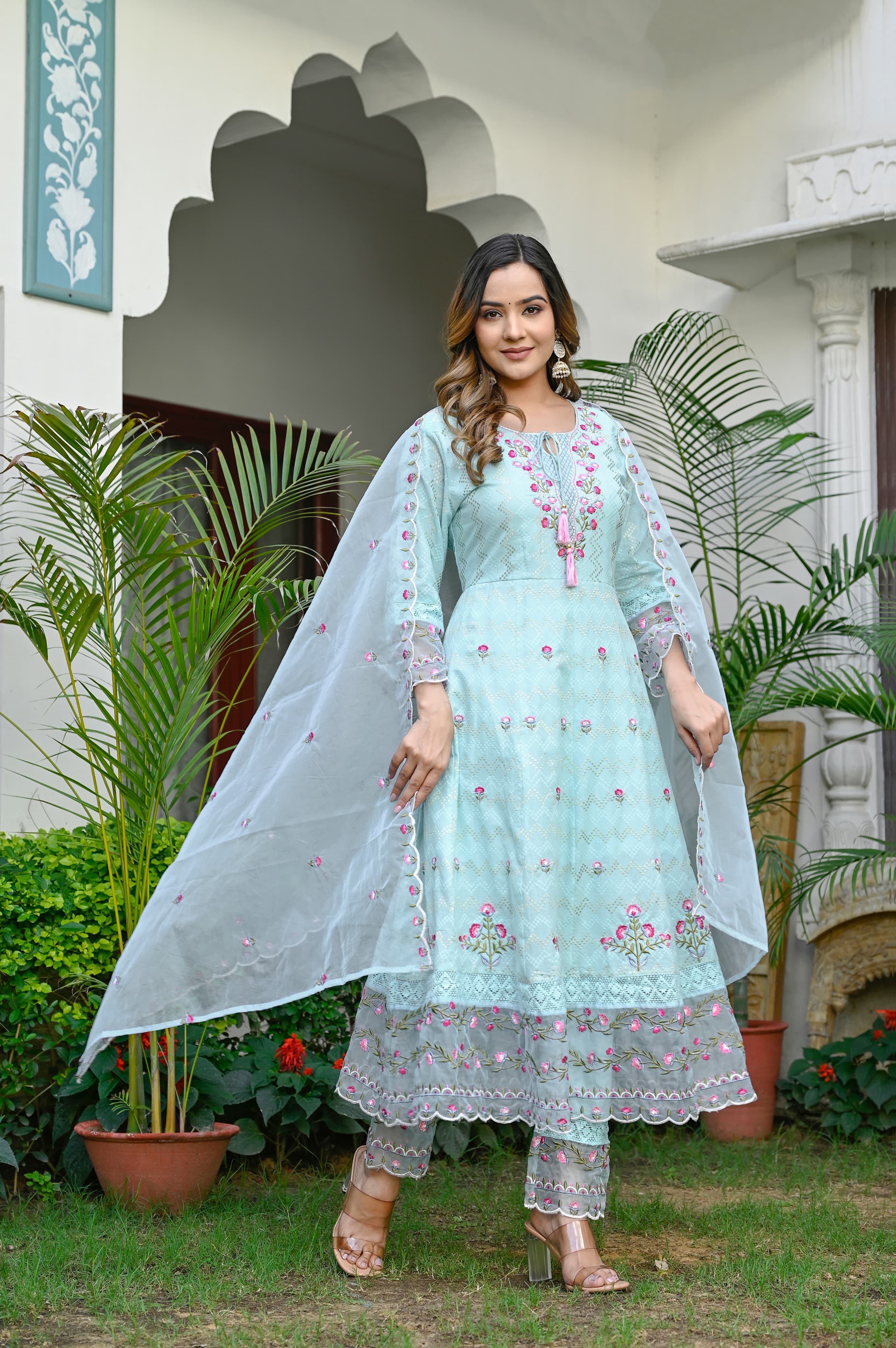 Diksha Embroidered Anarkali Suit