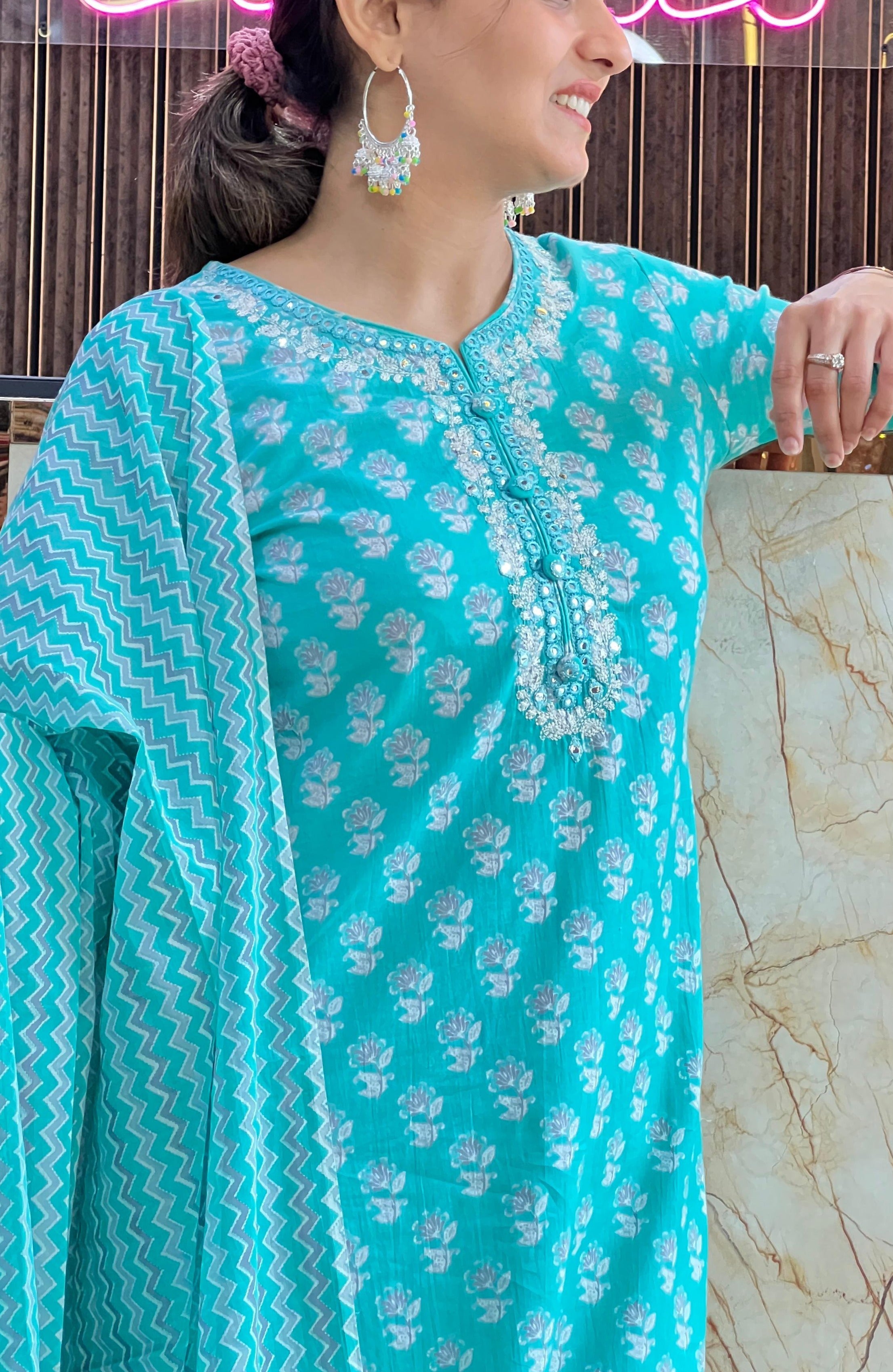 Casual Wear Cotton Suit