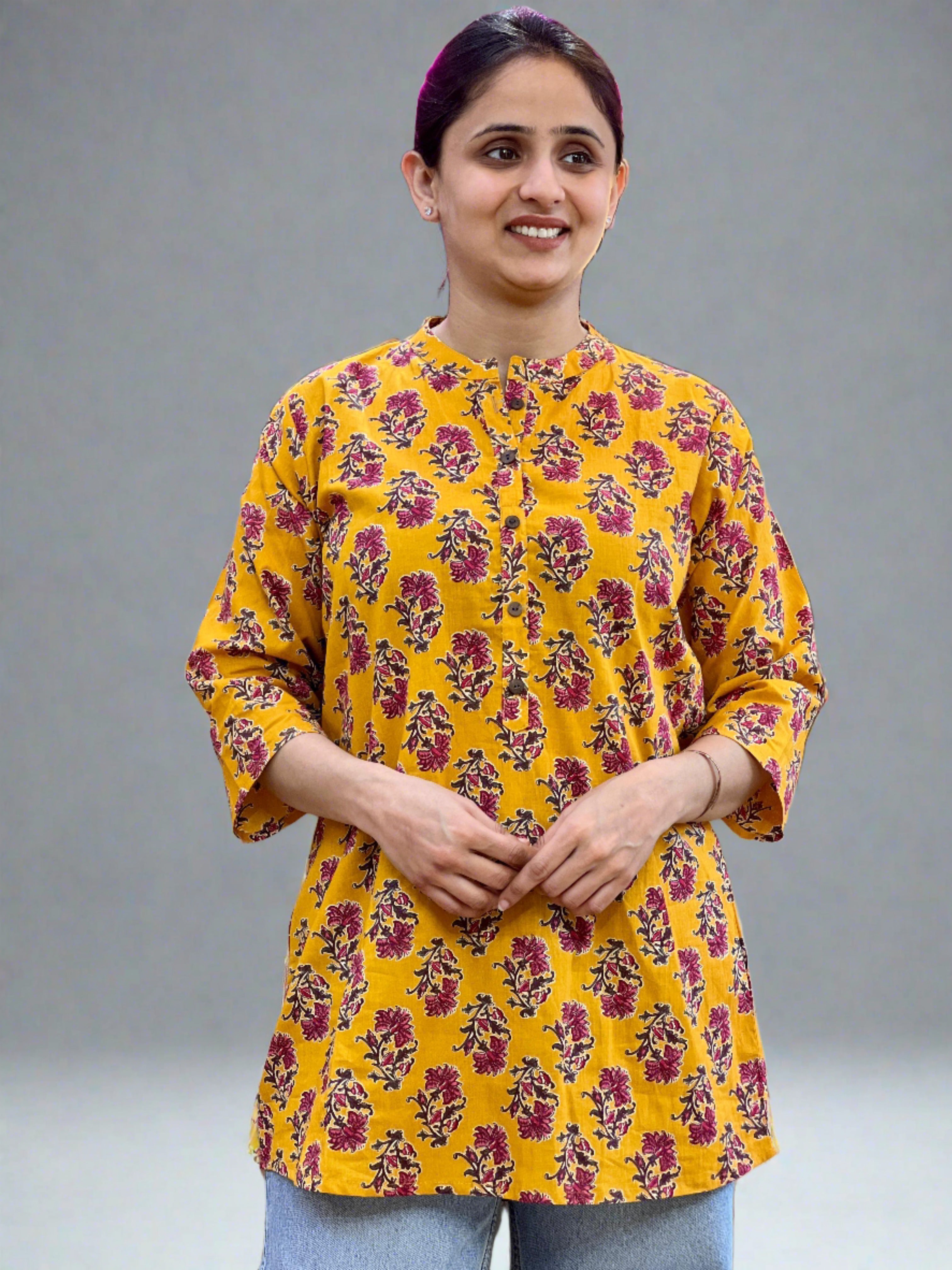 Printed Short Length Kurti