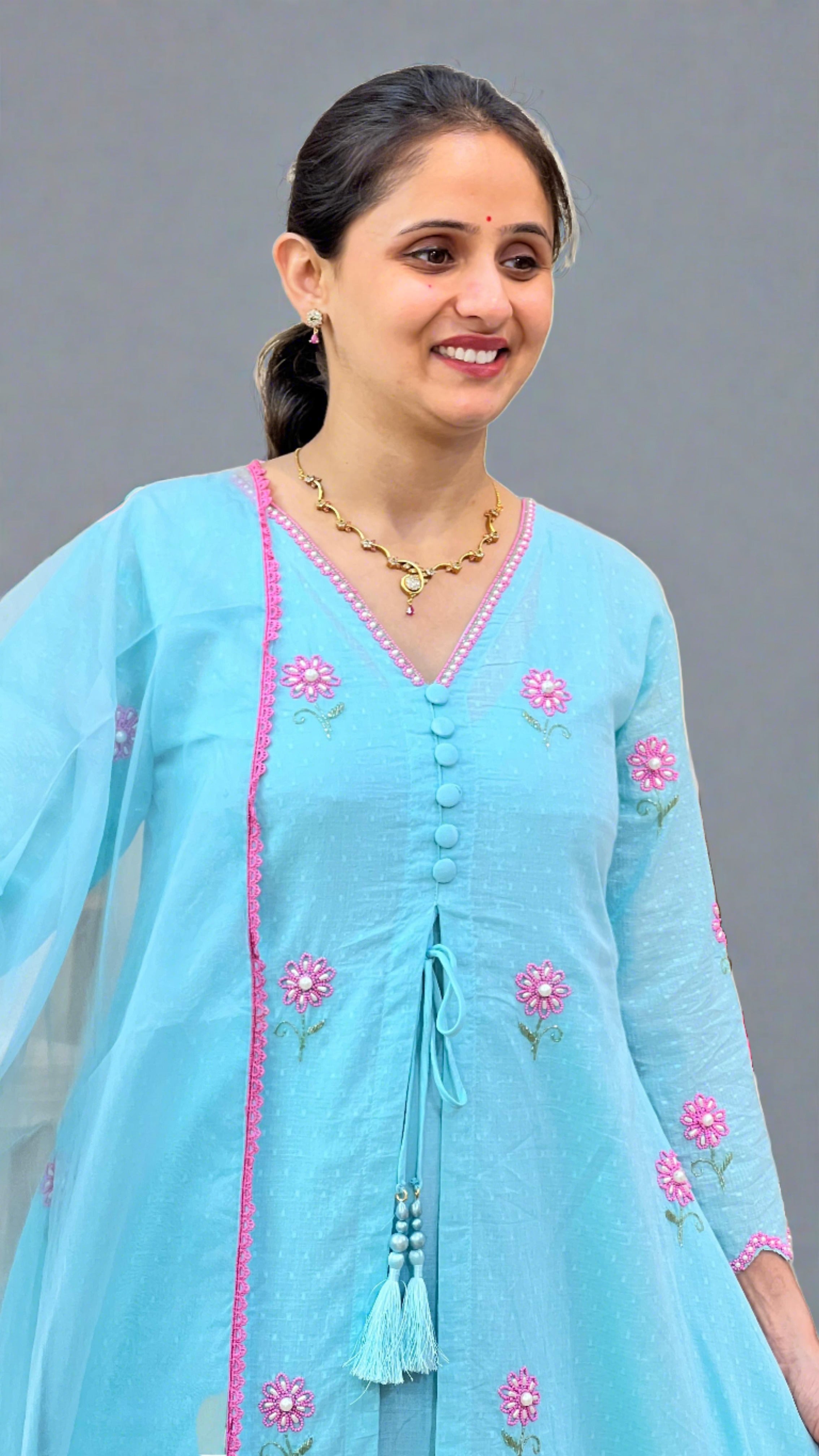 Designer Shrug Suit Set