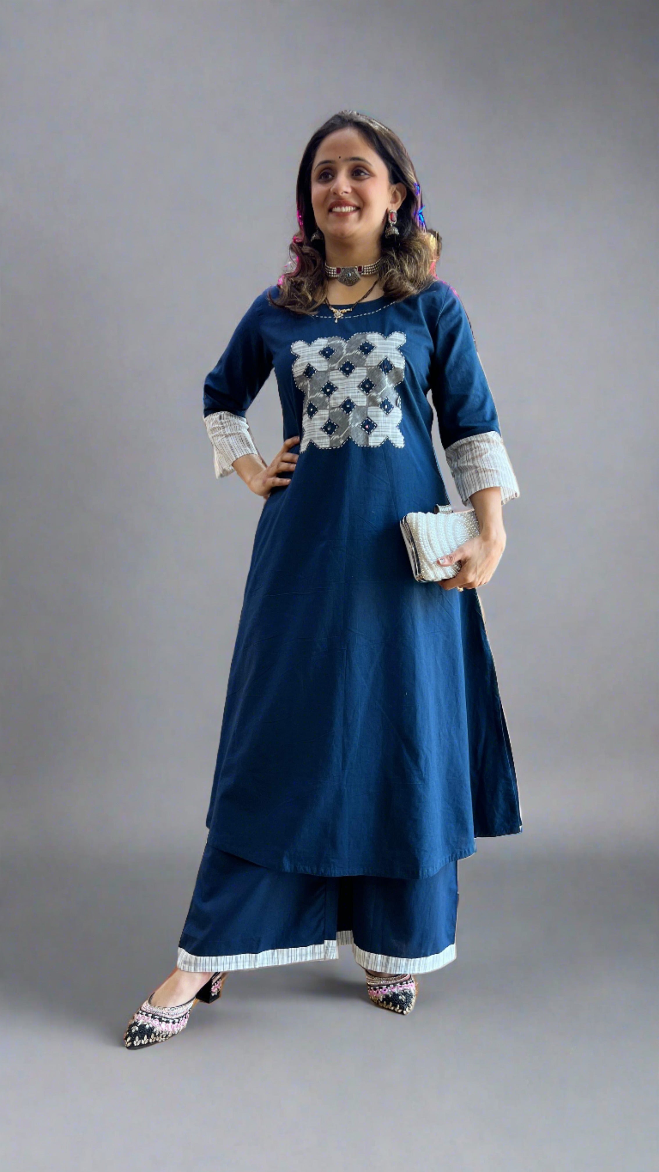 Kaira kantha work suit