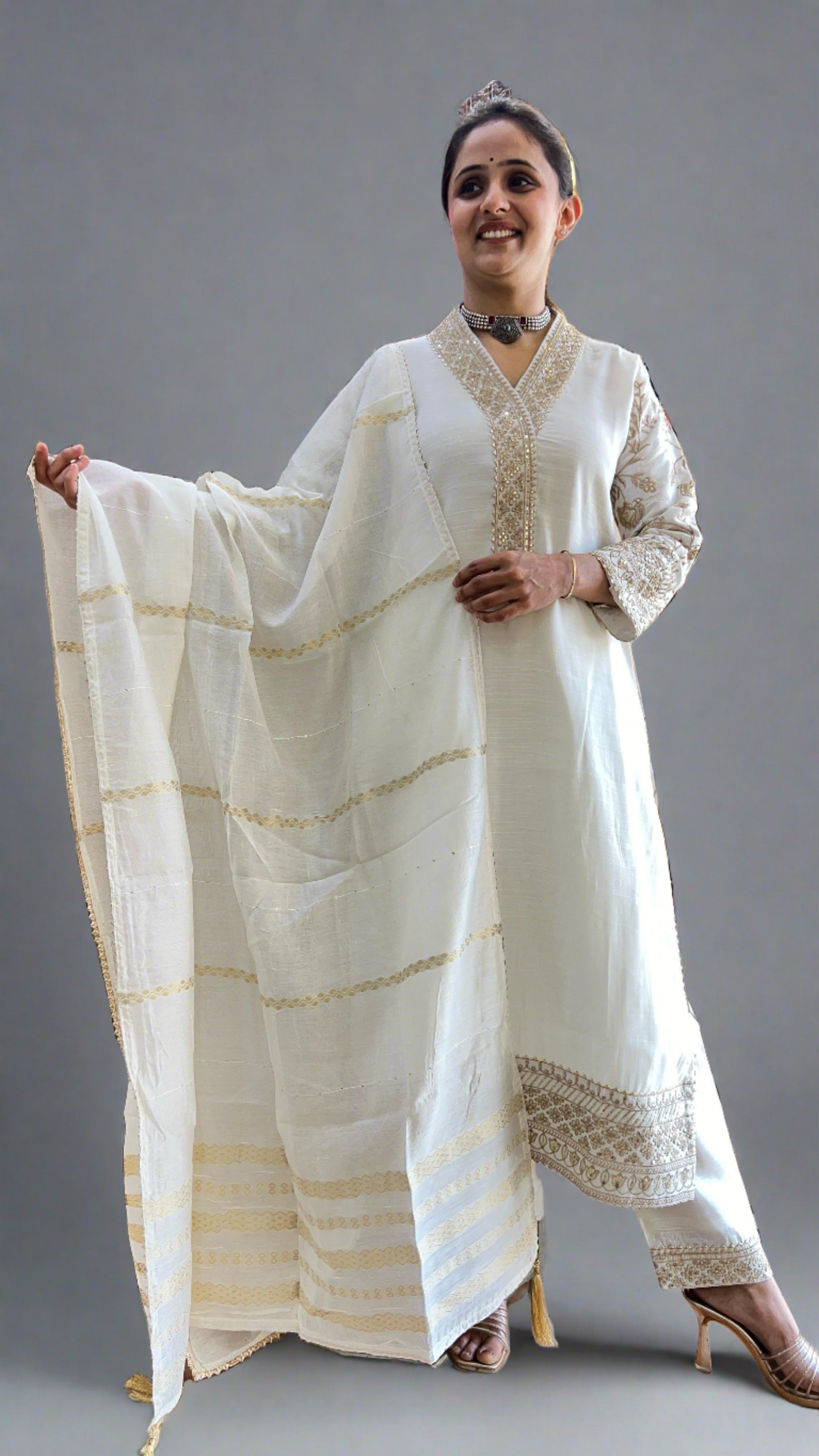 Tanya Modal Silk Suit