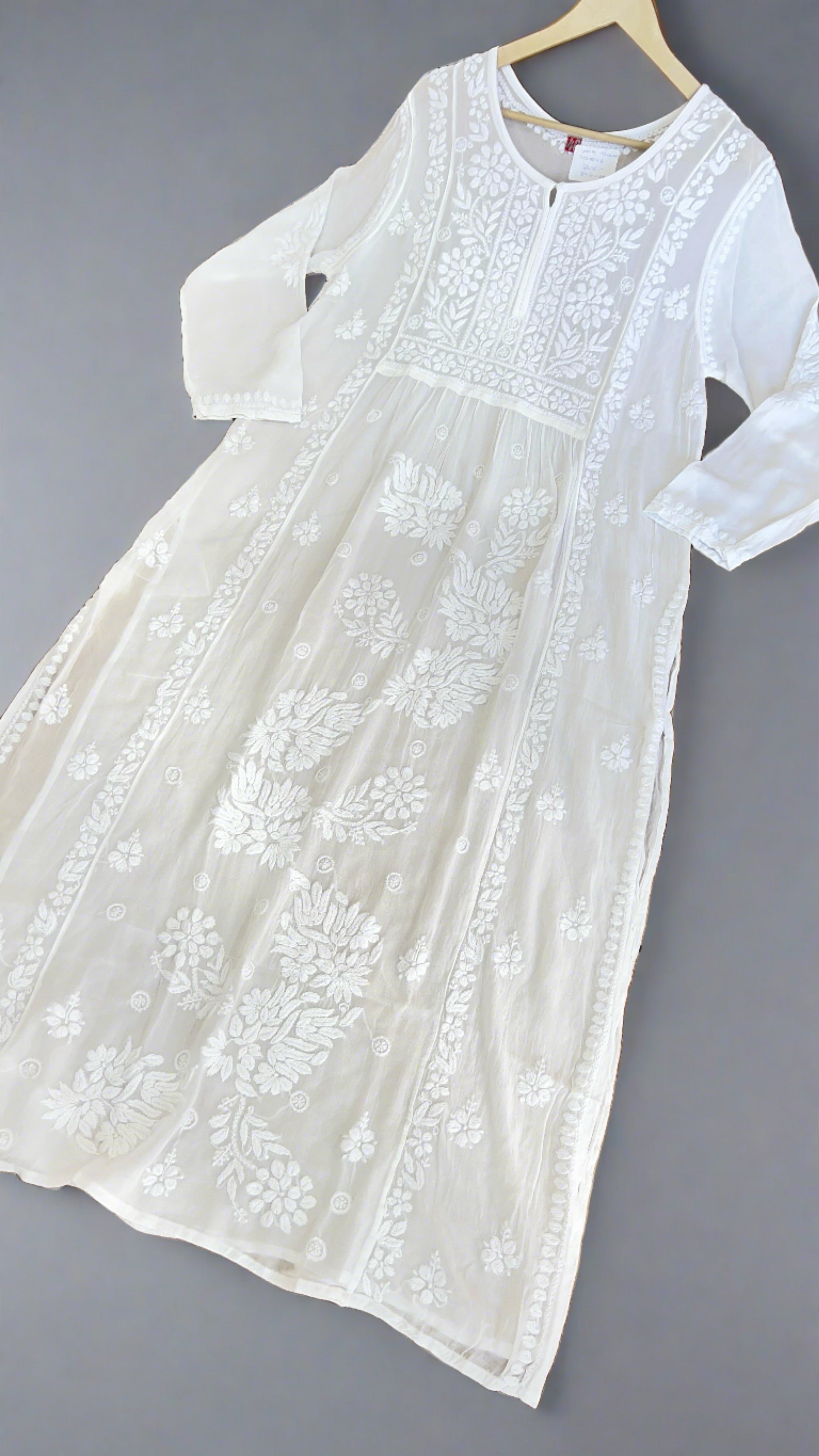 Pure Viscose Lakhnavi kurta