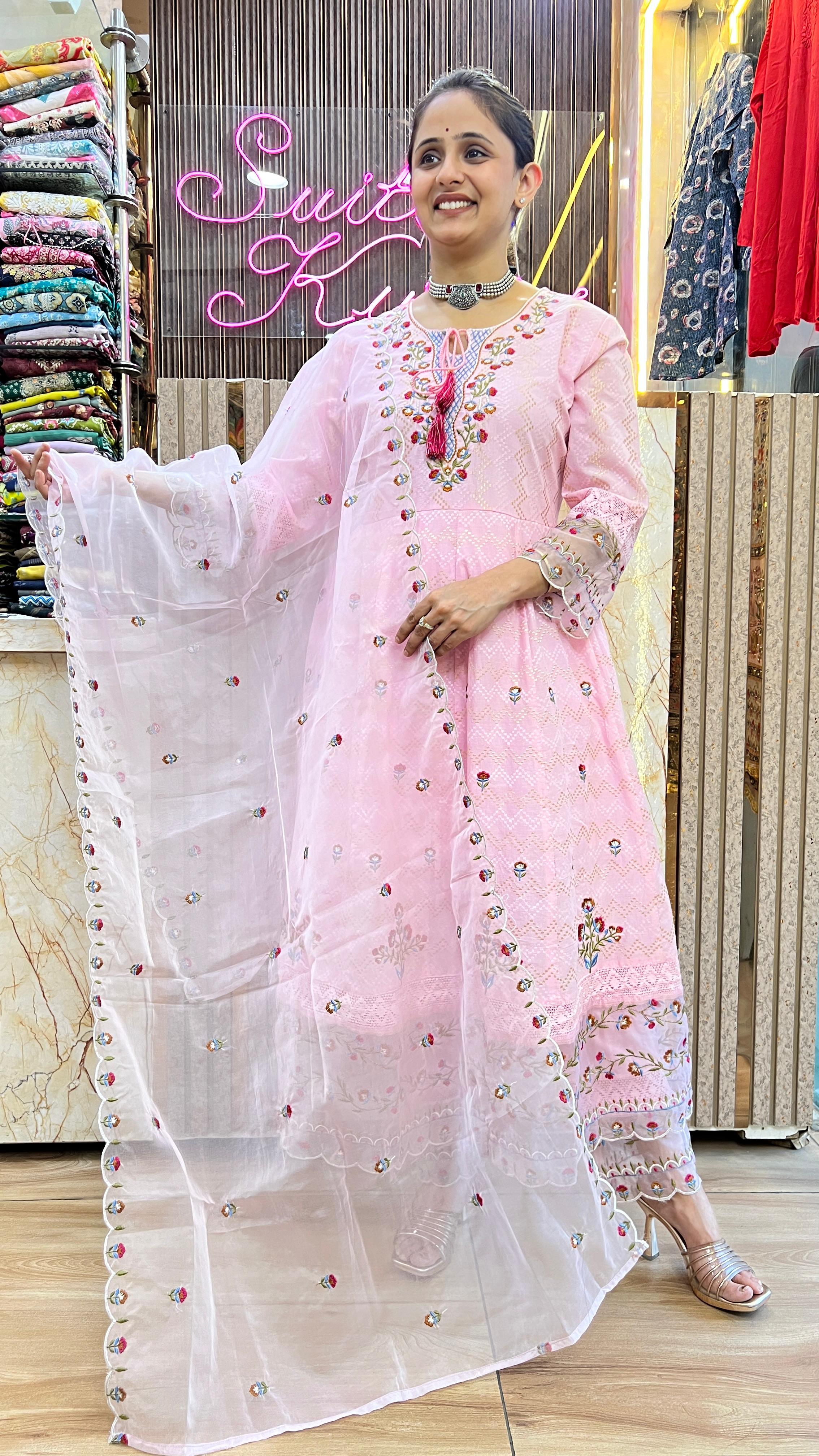 Diksha Embroidered Anarkali Suit