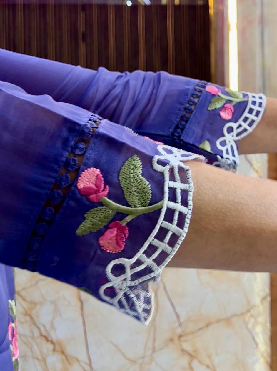 Organza Pakistani Suit